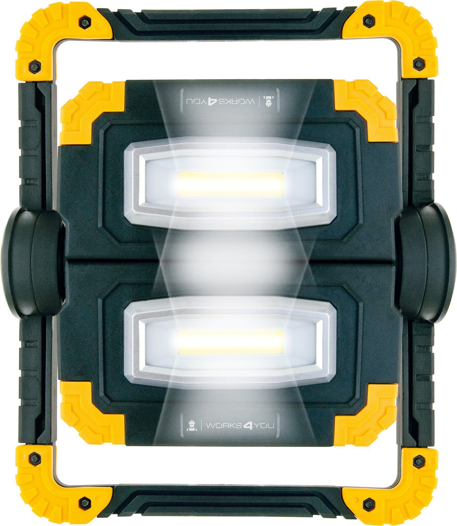 Schwaiger LED Arbeitsleuchte WLED30 513, COB-LED, Weiß, drehbare Leuchteinheit, mehrstufig einstellbarer Standfuß