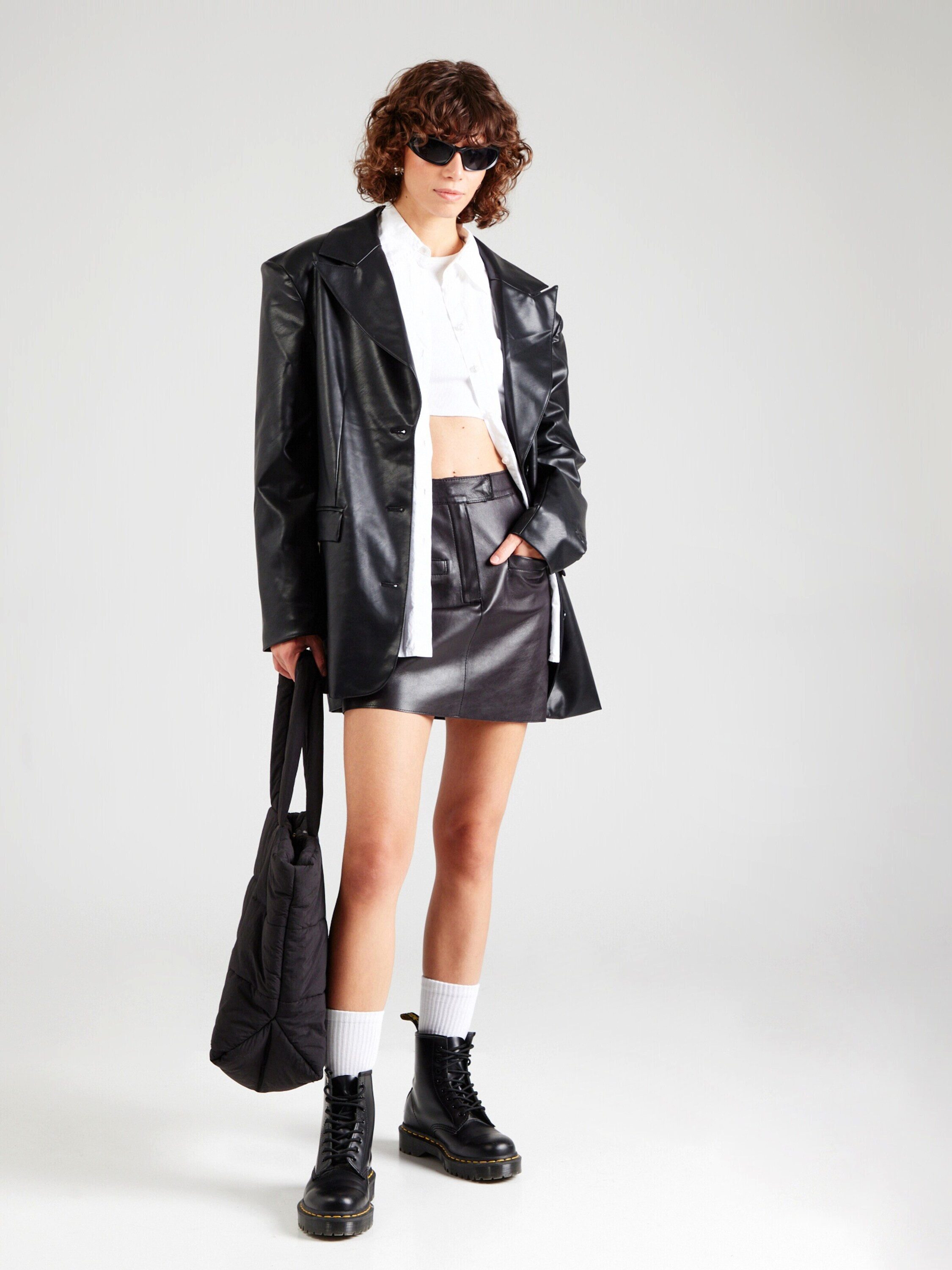 Freaky Nation Lederrock Charming Girl (1-tlg) Plain/ohne Details