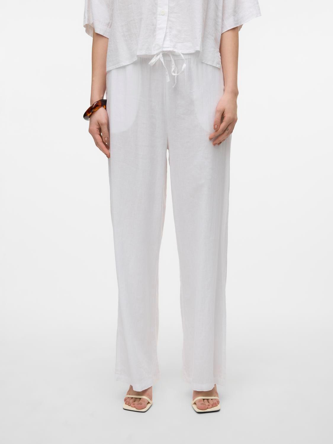 Vero Moda Schlupfhose VMLINN LINEN PANTS WVN NOOS