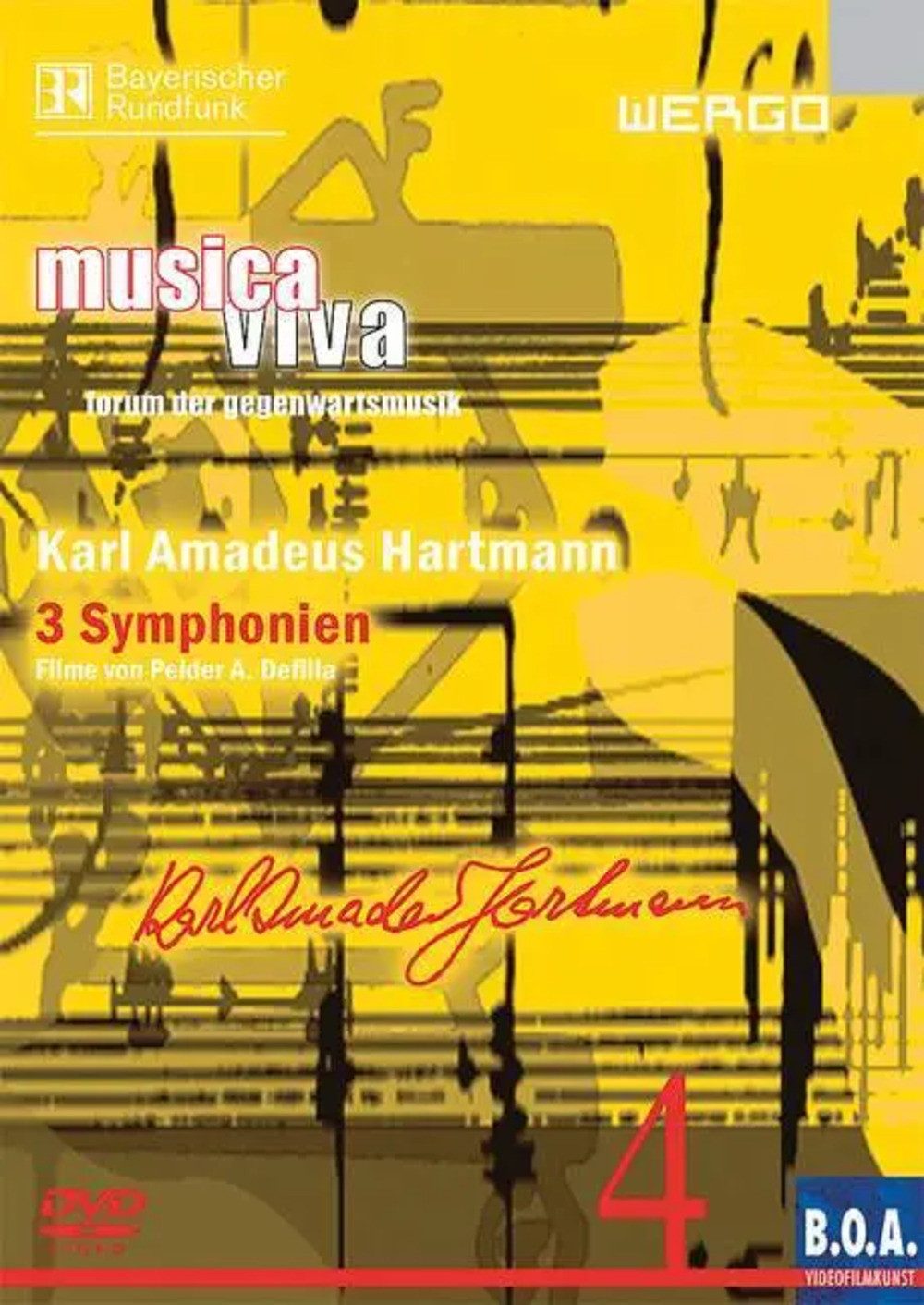 Schott Verlag DVD Karl Amadeus Hartmann - 3 Symphonien, 1 DVD