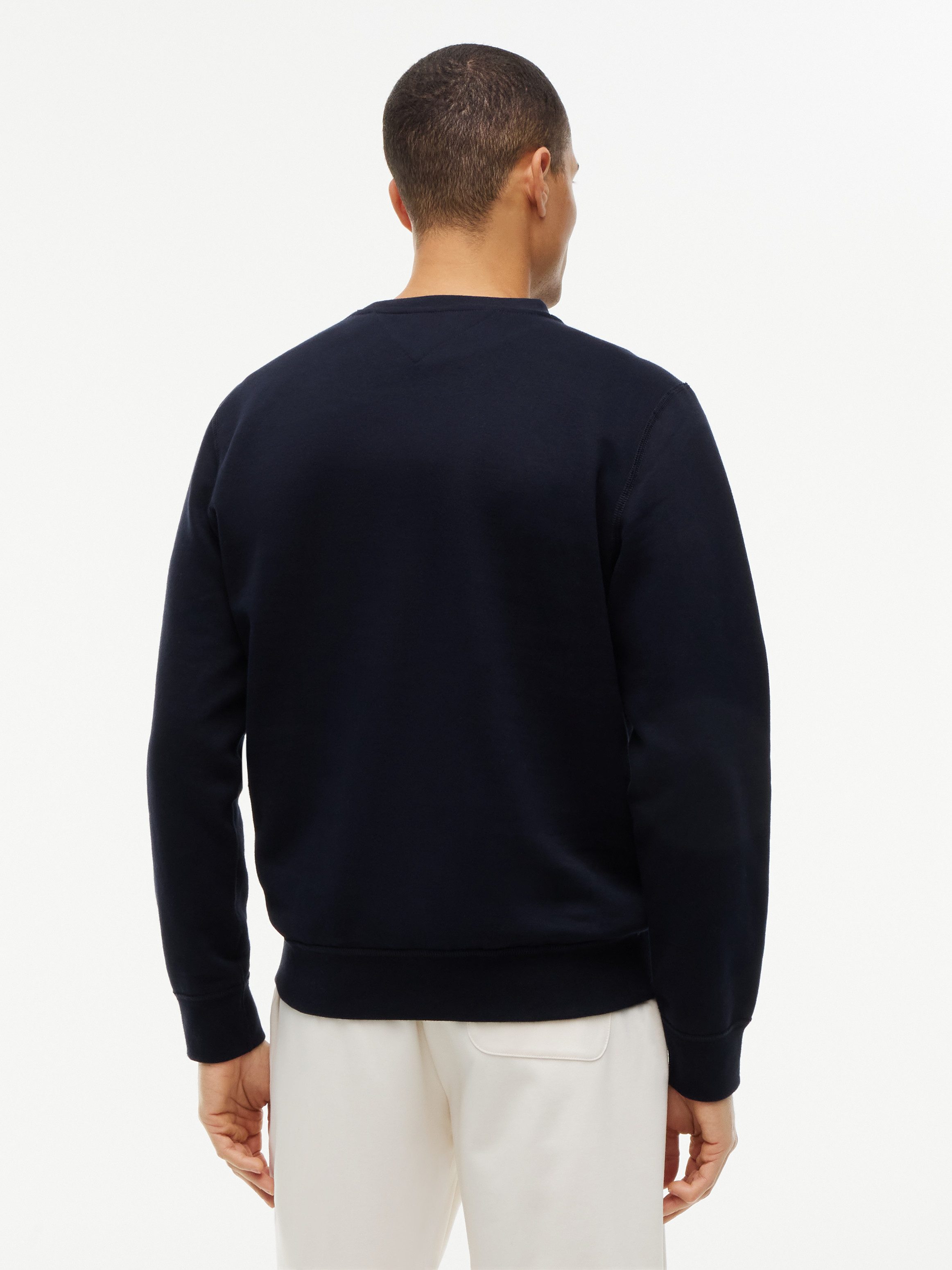 Tommy Hilfiger Sweatshirt ESSENTIAL FLEECE CREWNECK mit Tommy Hilfiger Logostickerei, Regular Fit