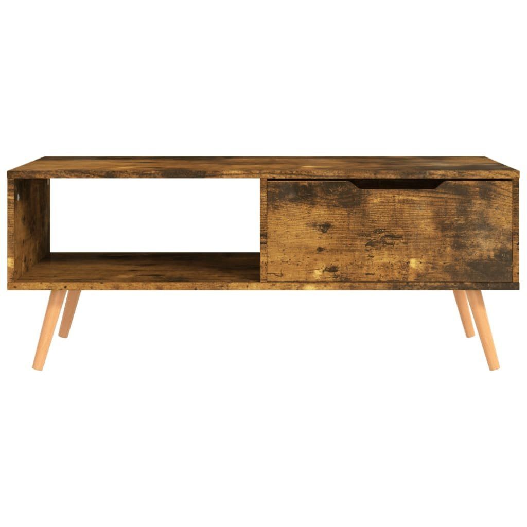 vidaXL Couchtisch Couchtisch Räuchereiche 100x49,5x43 cm Holzwerkstoff (1-St)