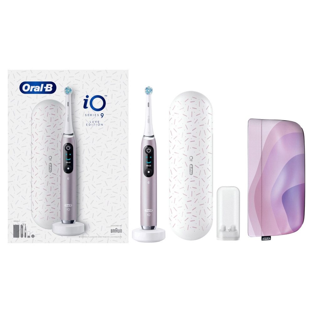 Oral-B Zahnbürste Oral-B iO Series 9 Rose Quartz Luxe Edit Zahnbürste.