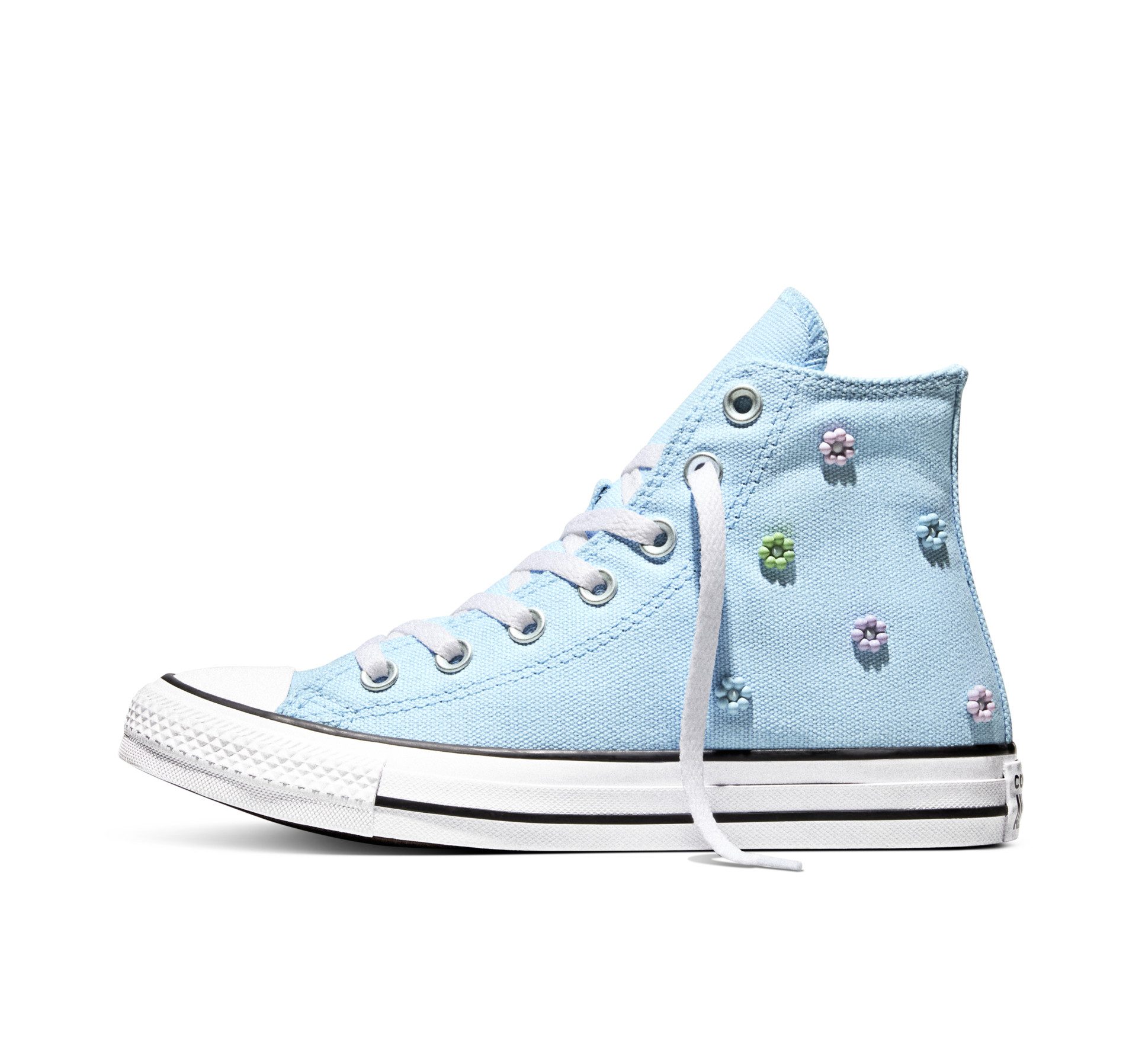 Converse CHUCK TAYLOR ALL STAR STUDDED FLORAL Sneaker für Erwachsene, mit profiliertem Laufsohlenprofil, mit Schnürung