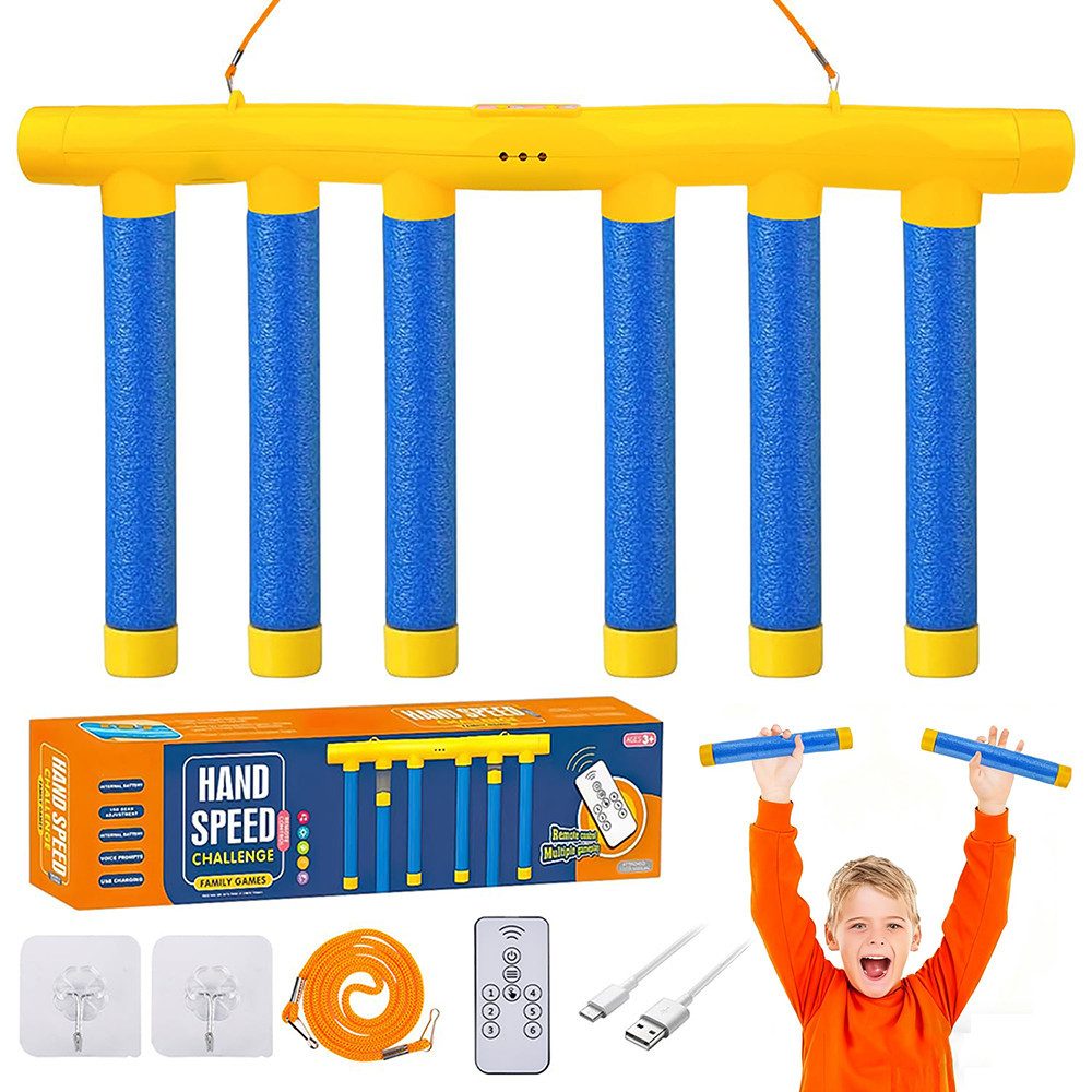 Minicloss Spiel Reflex-Fallstäbe-Challenge-Spiel,Reflex Challenge Spiel, Hand Auge Koordinationsspiel,ideal für Kindergeburtstage