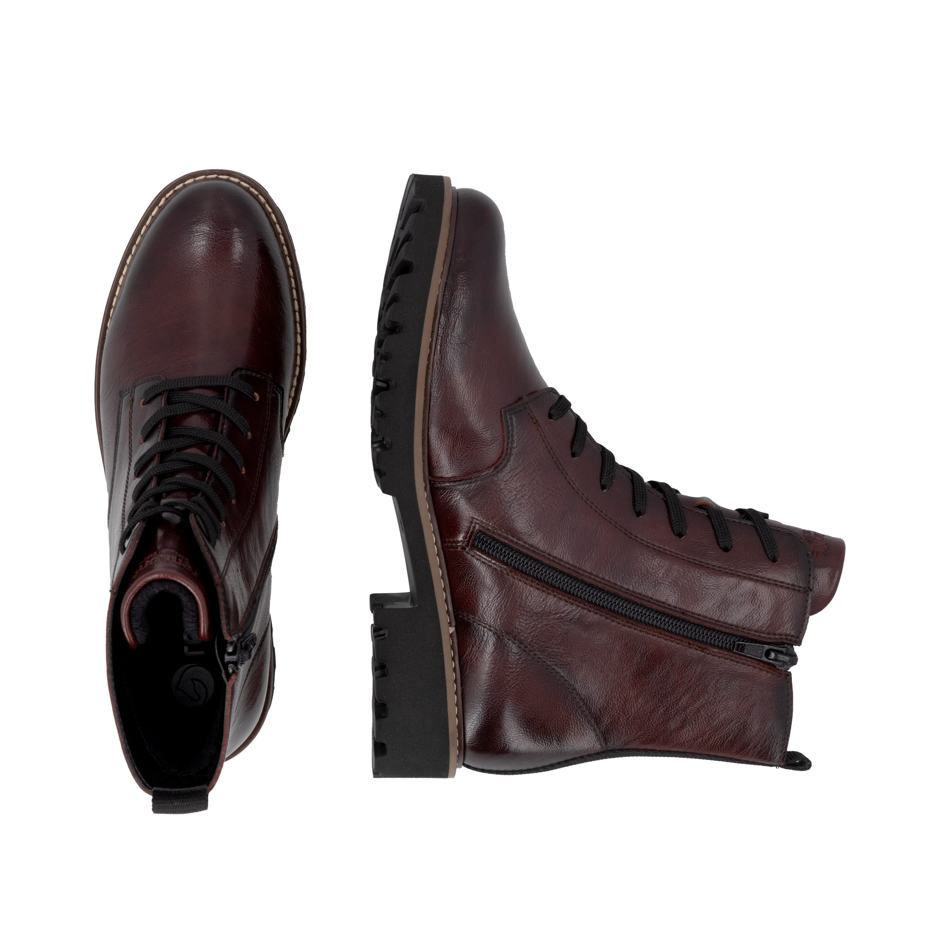 Remonte Schnürstiefelette Schnürboots, Workerboots mit Profilsohle