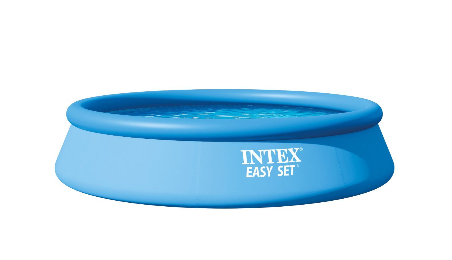 Intex Rundpool Intex Swimming Pool Set "Easy III" (blau, Ø 396 x 84 cm (Ohne Kartuschenfilteranlage), Schnelles Auf- und Abbauen
