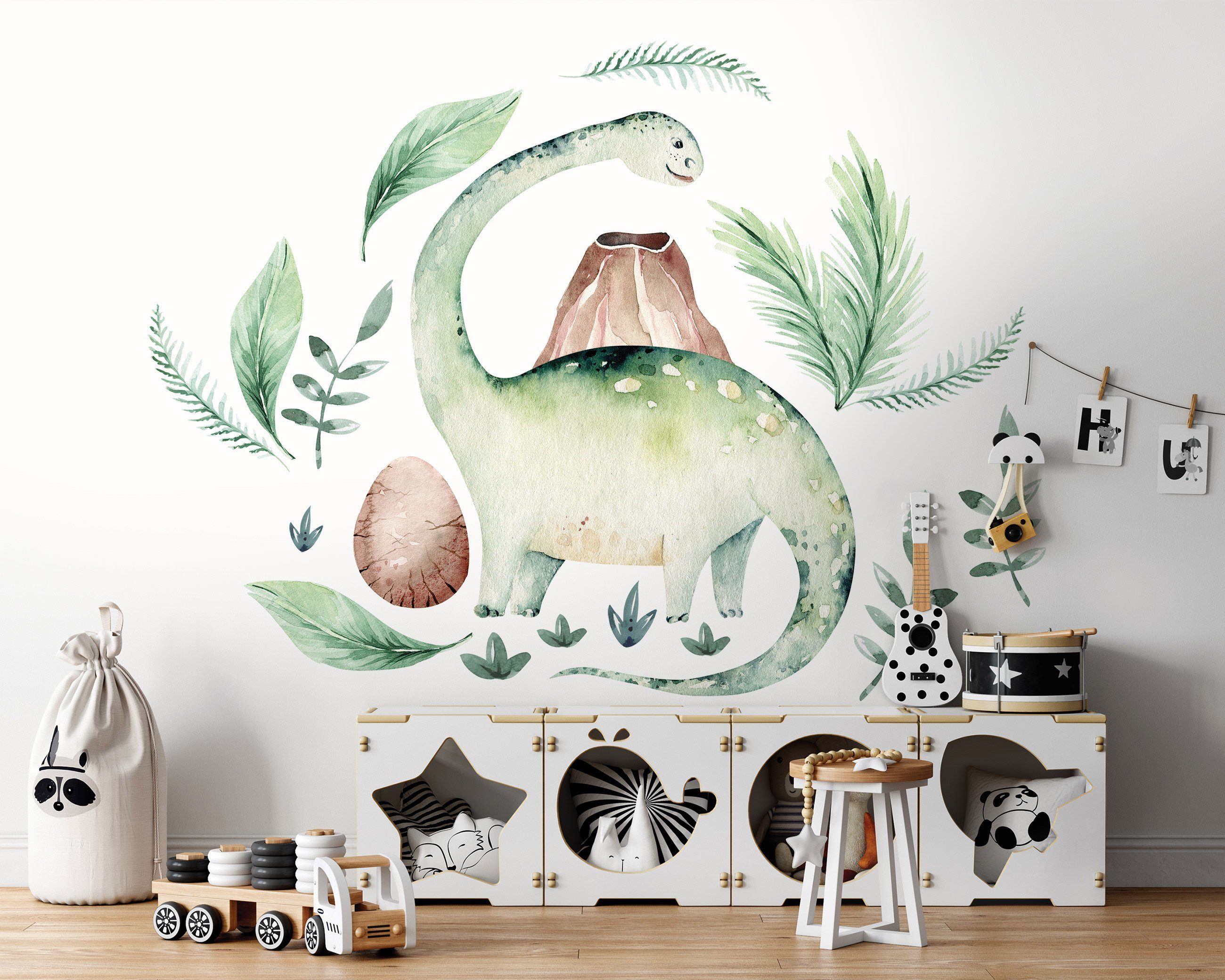 Wallarena Wandtattoo Natur - Mehrfarbig - Modern - Vlies - Wohnzimmer