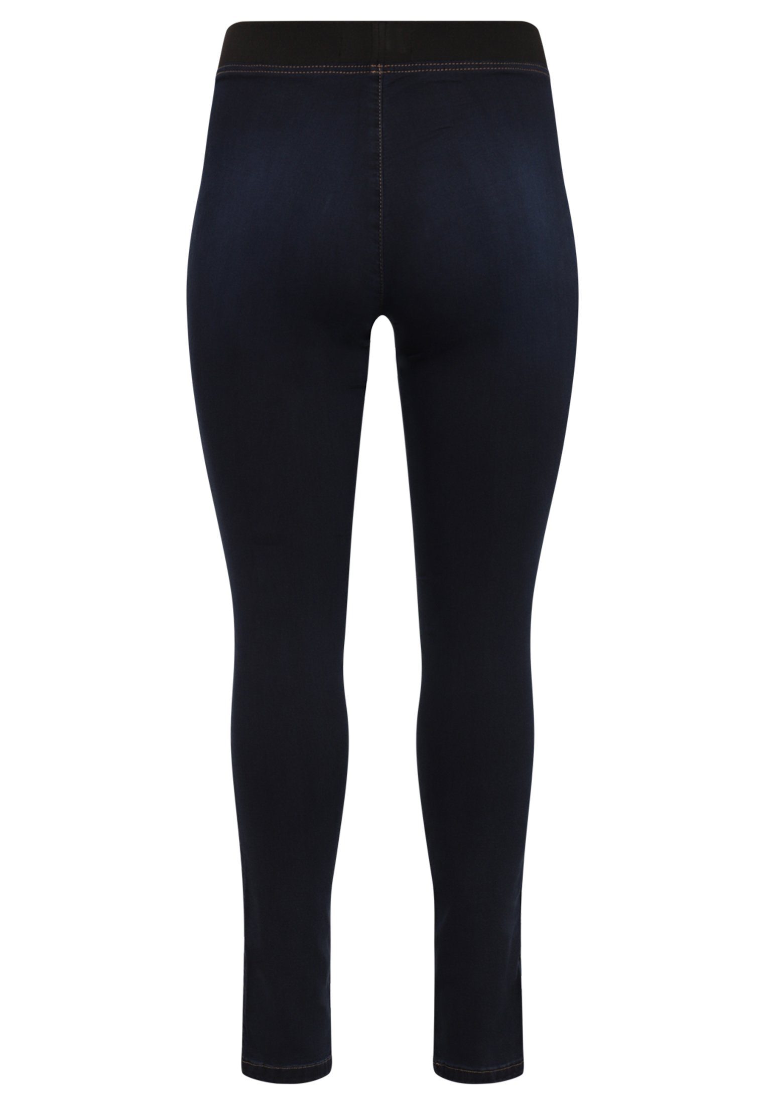 Große indigo dark Größen High-waist-Jeans Yoek