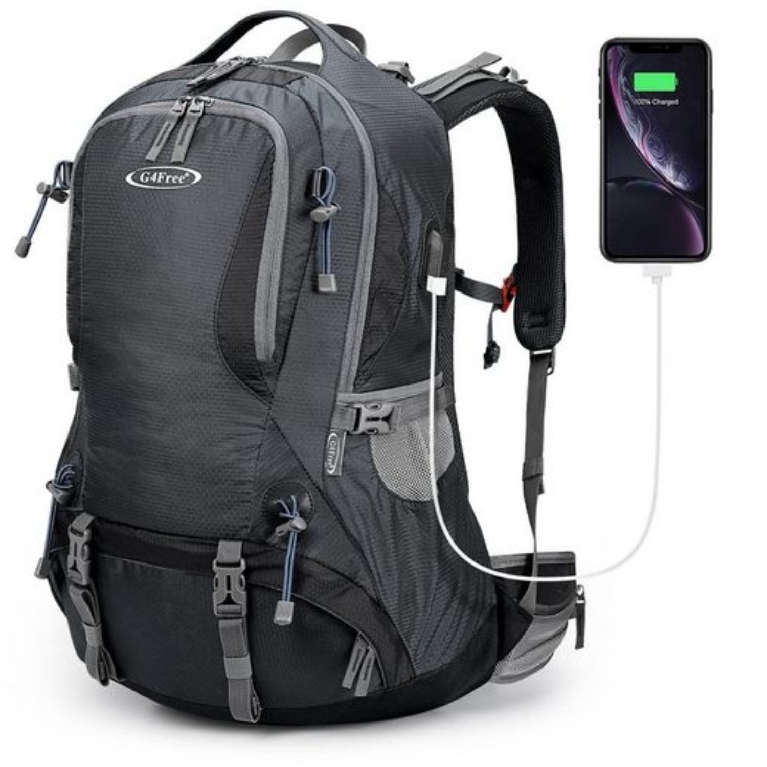 G4Free Wanderrucksack Wasserdicht 50L Wanderrucksack mit Regenhülle, 50-Lit günstig online kaufen