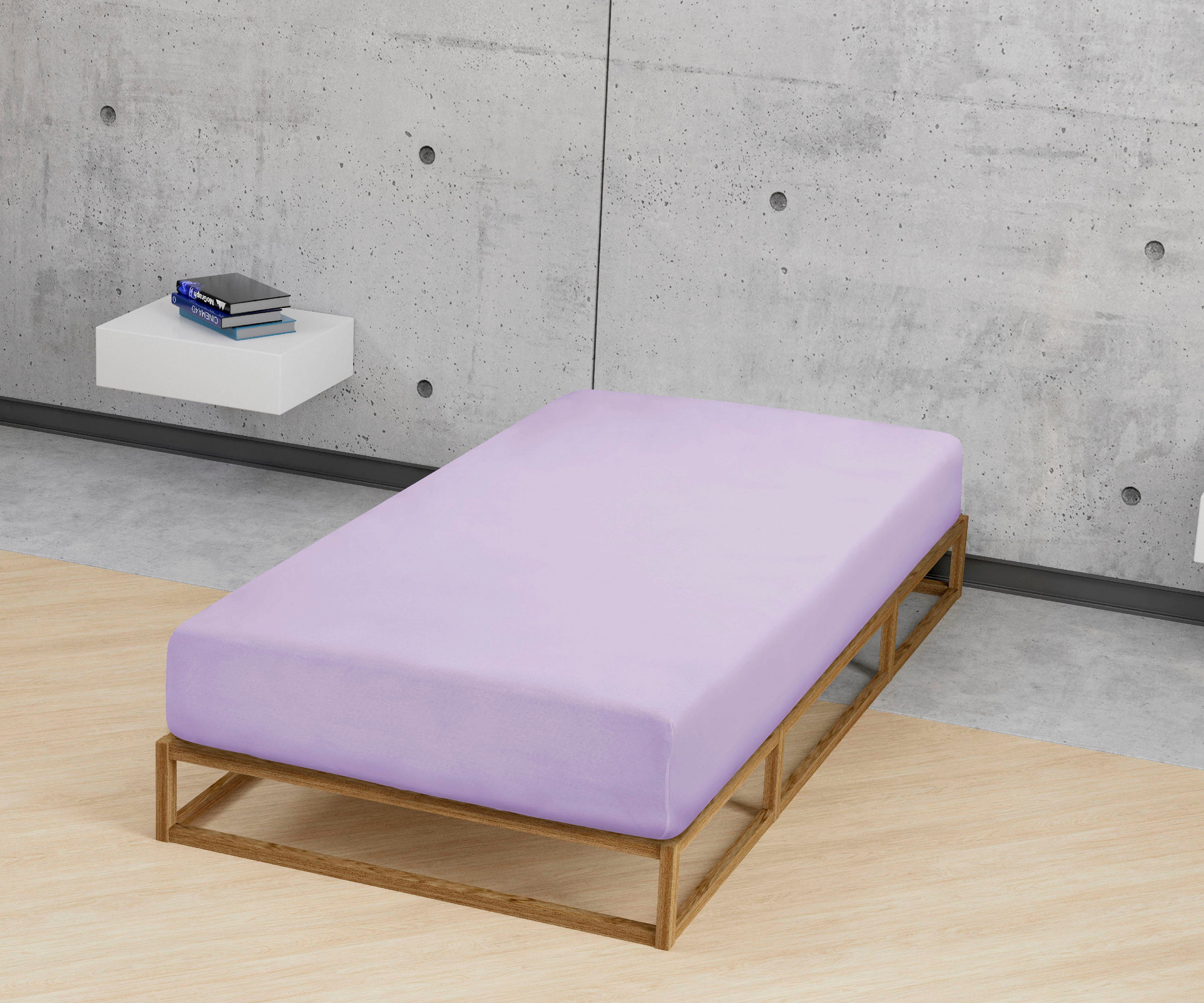 Biberna Spannbettlaken Biber in Gr. 90x200, 140x200 oder 180x200 cm, Biber, günstig online kaufen