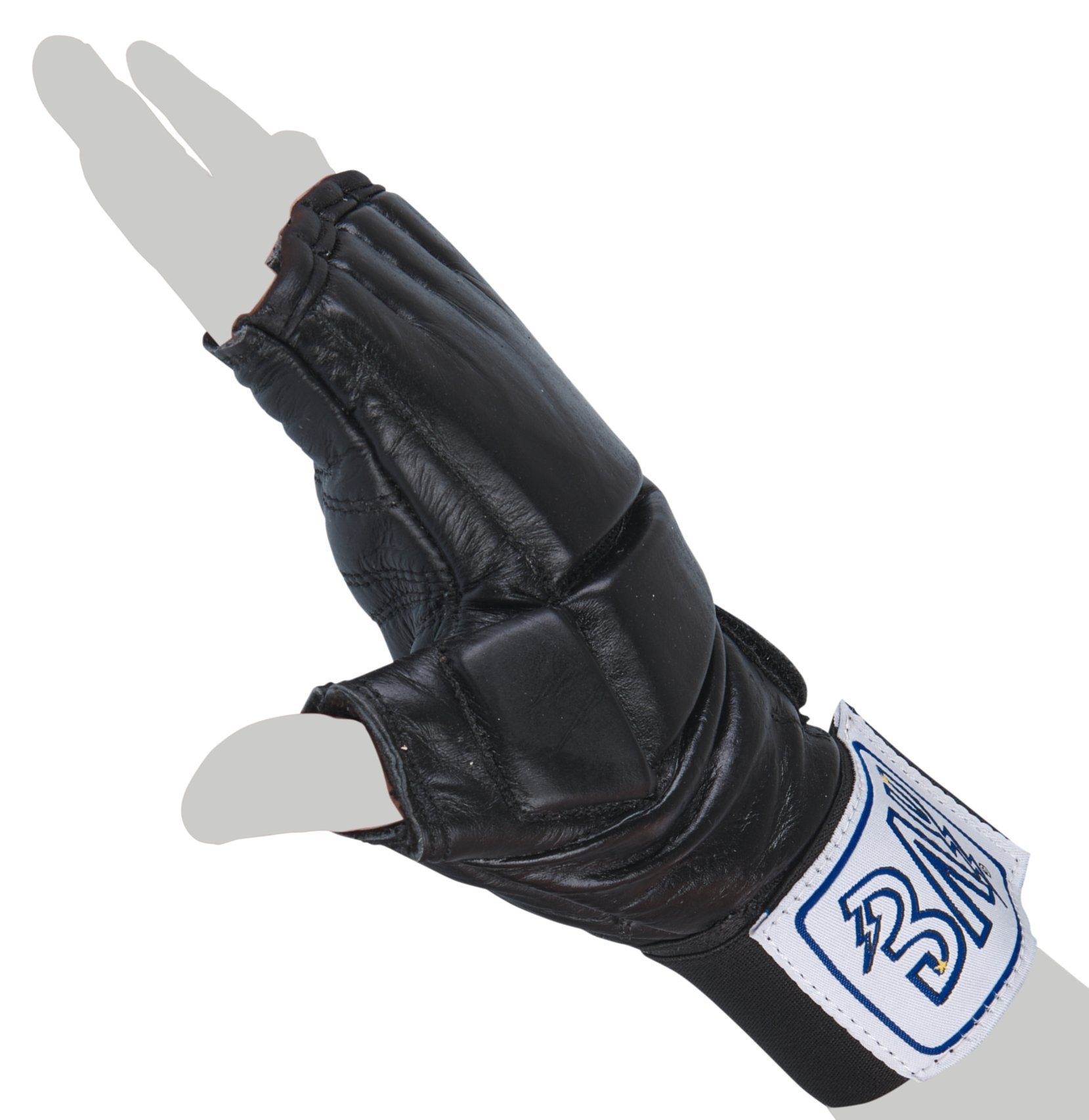 BAY-Sports Sandsackhandschuhe Leder XL S Sandsack Pad Gel Gel Boxsack Boxhandschuhe Handschut, Polsterung 