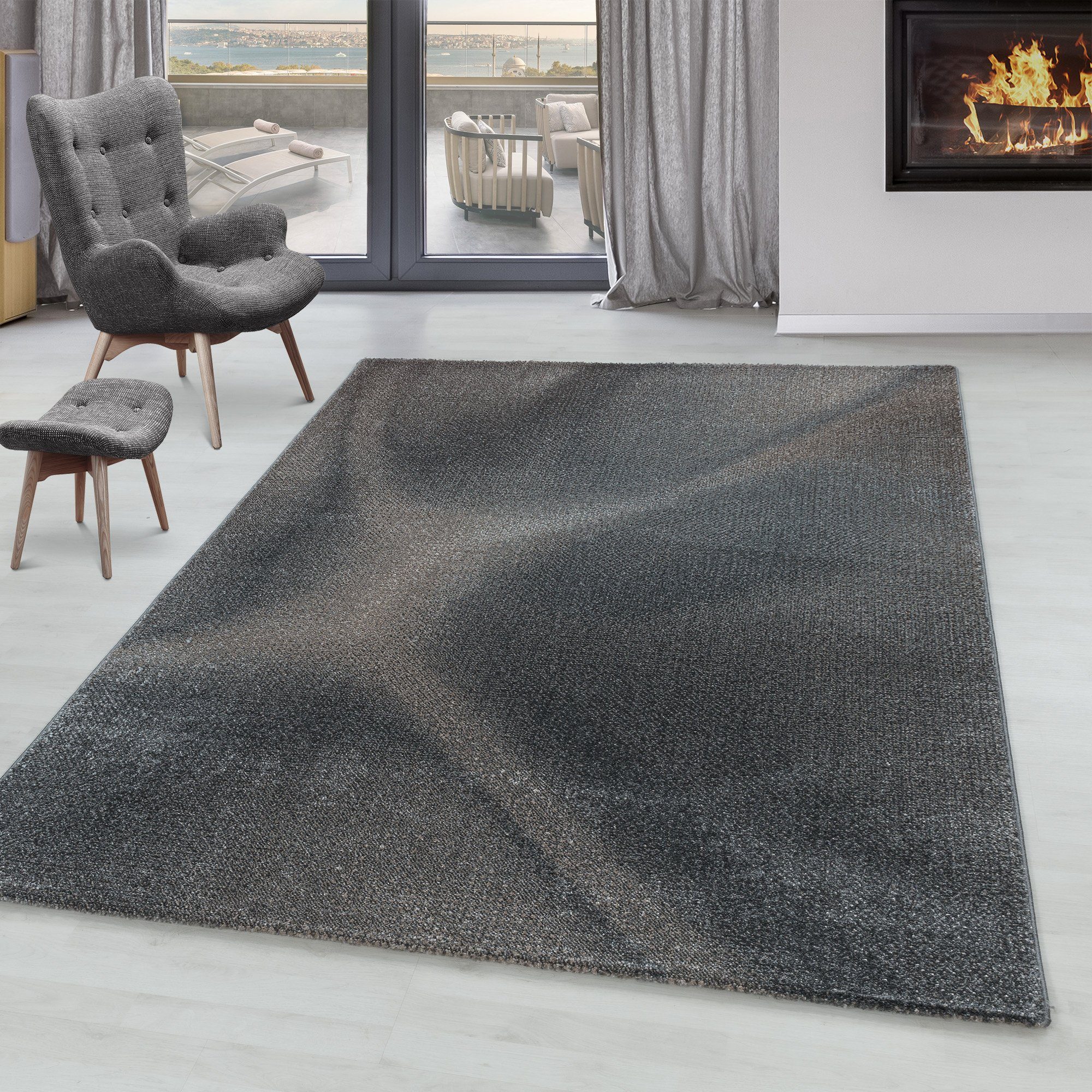 SIMPEX24 Teppich Abstrakt Design, Läufer, Höhe: günstig online kaufen