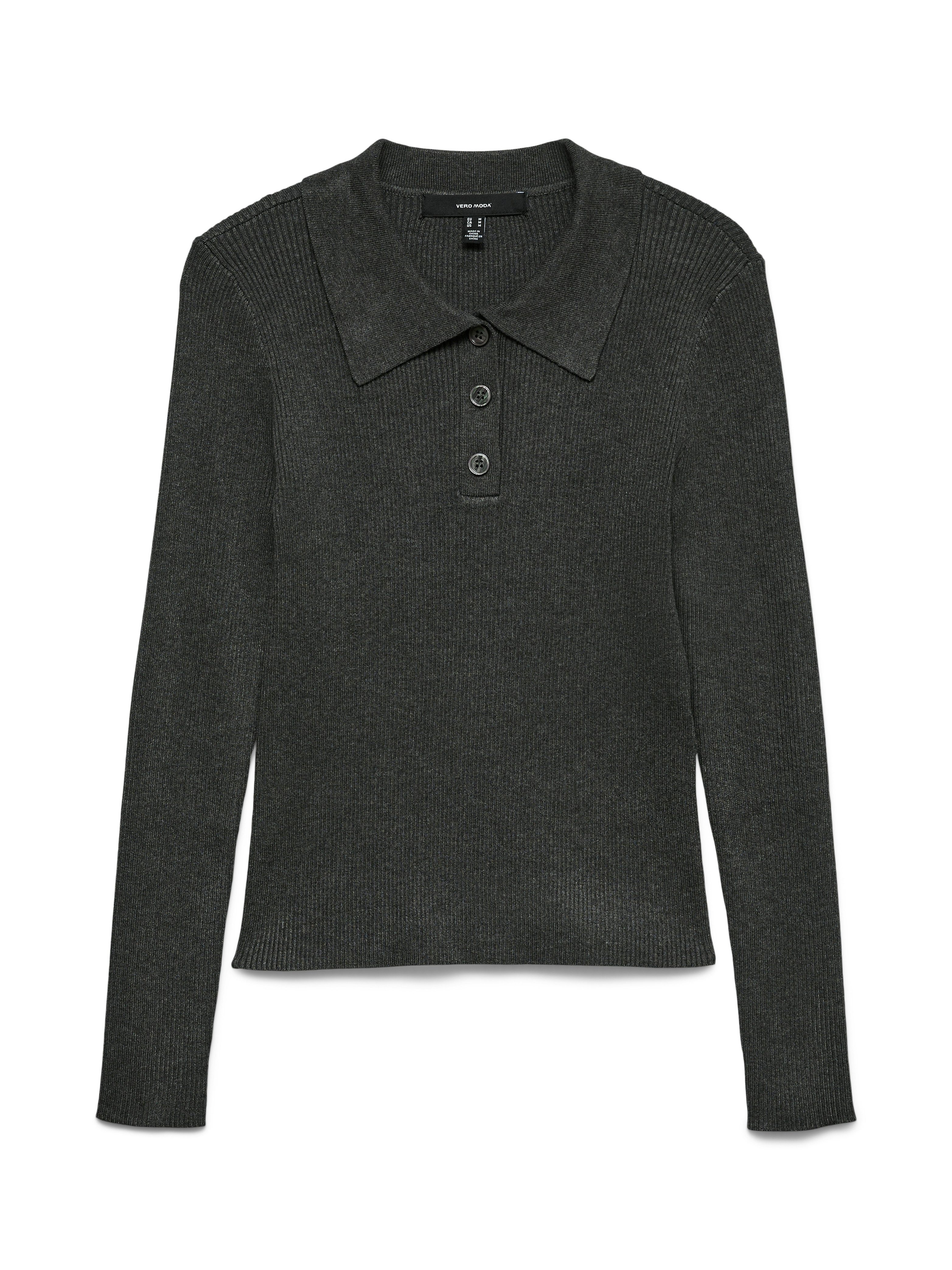 Vero Moda Polokragenpullover VMSILJERIB LS POLONECK günstig online kaufen
