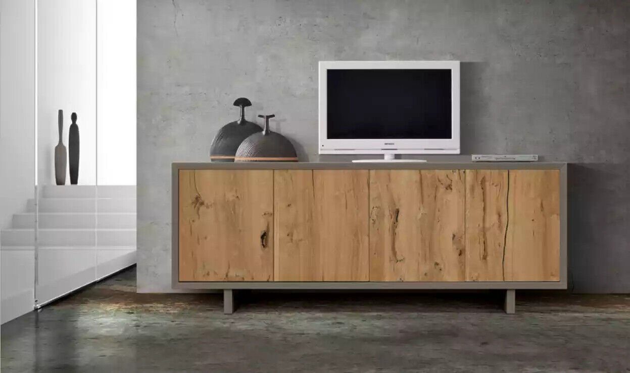 JVmoebel Sideboard Braunes Luxus Sideboard Holz Designer Möbel Kommode Wohnzimmer