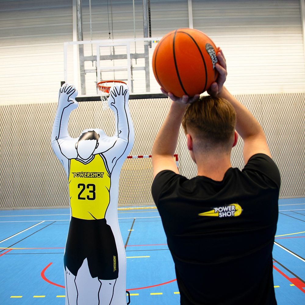 Trainingshilfe Basketball-Dummy Training, Dummy mit Luft befüllbar – steht allein wieder auf