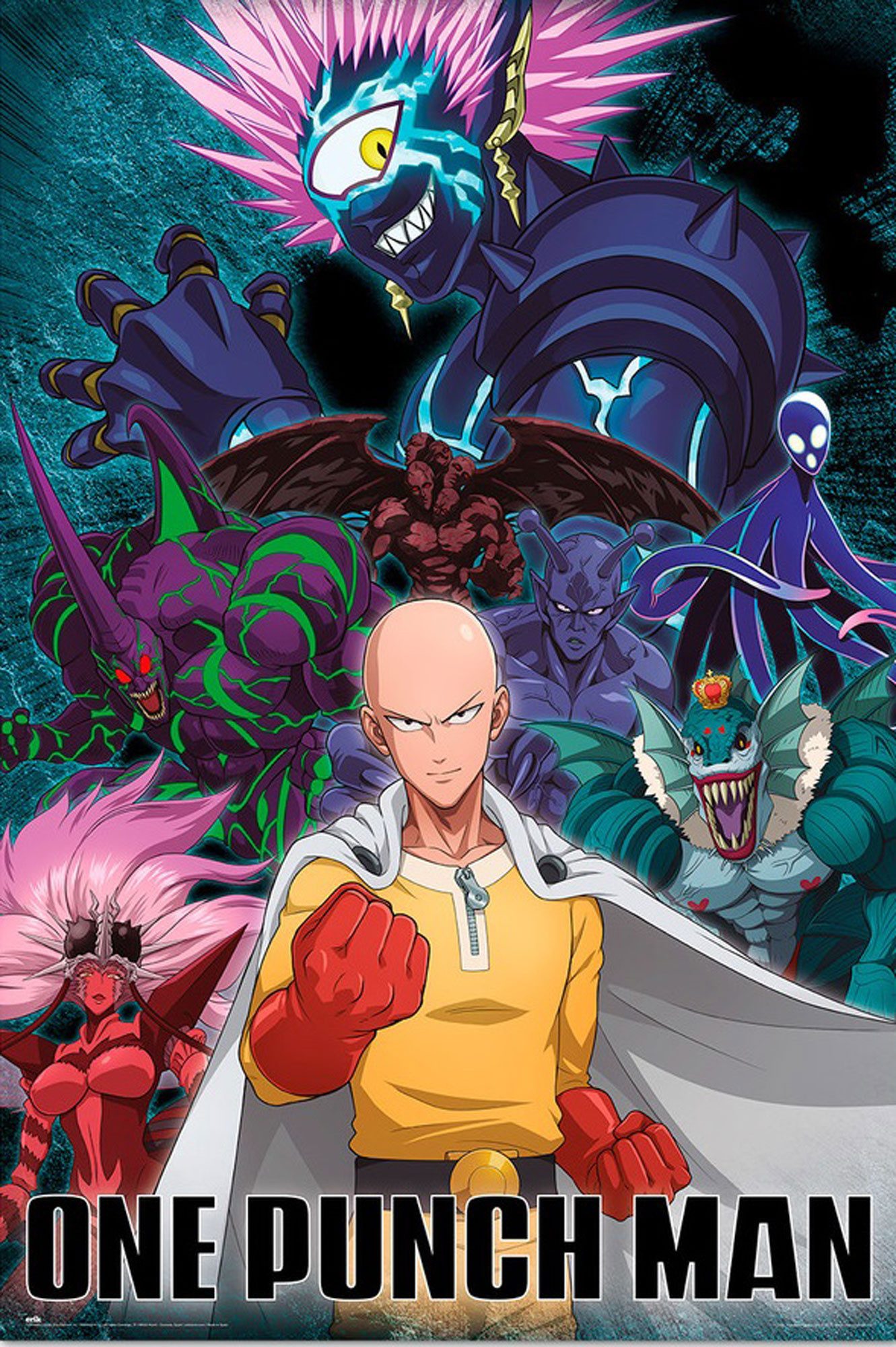 Poster One Punch Man - Poster - Saitama vs Villain