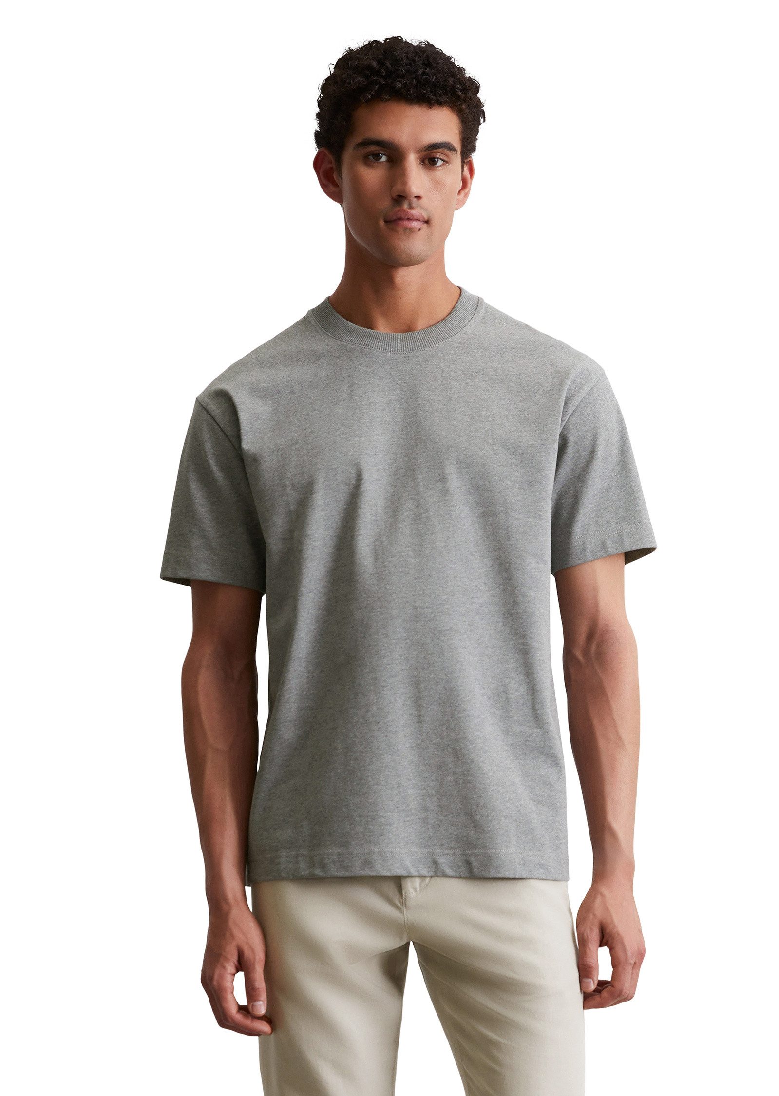 Marc O'Polo T-Shirt aus schwerem Bio-Baumwoll-Jersey