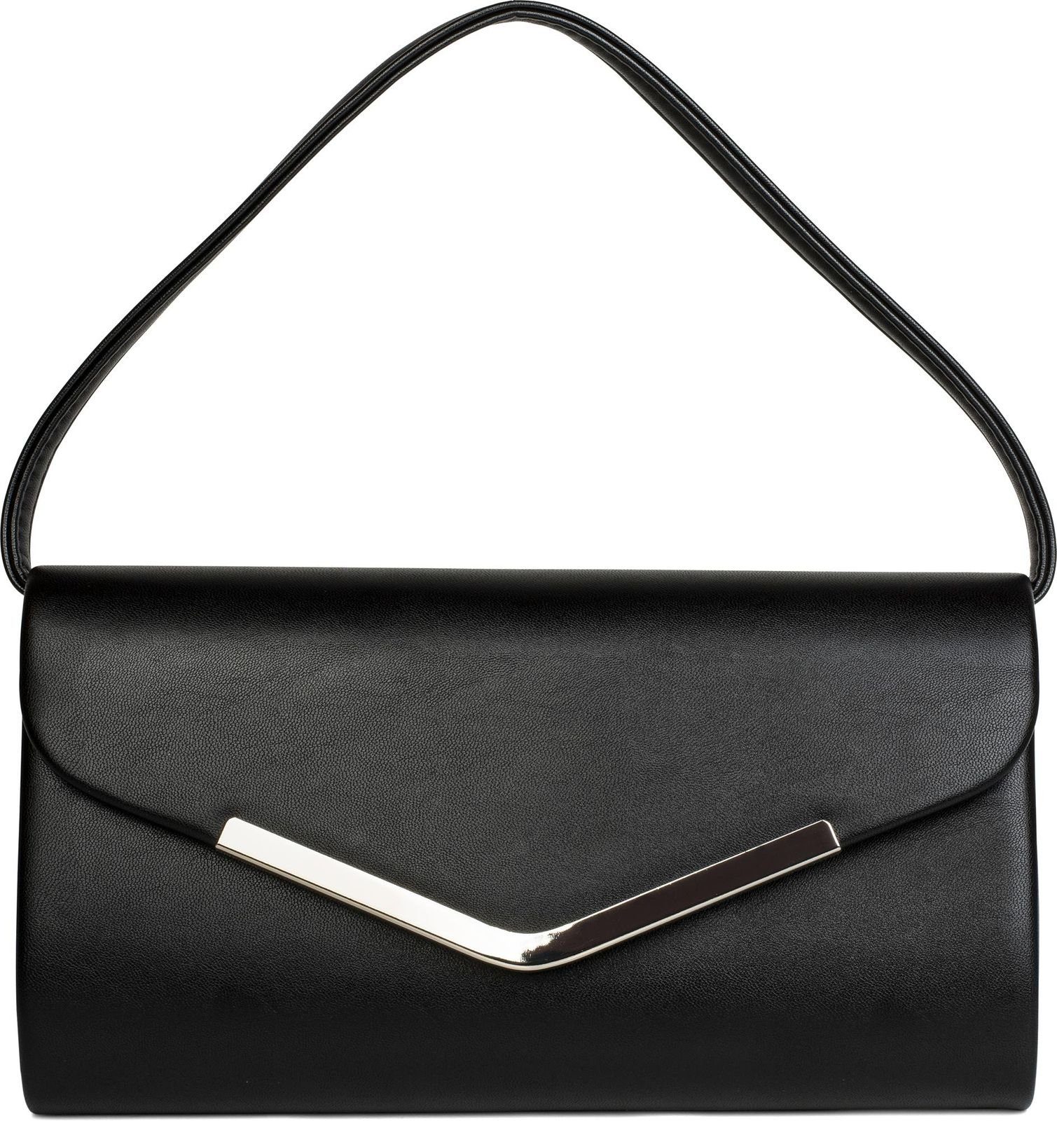 styleBREAKER Clutch Clutch im Envelope Design mit Metall Zierleiste (1-tlg) günstig online kaufen