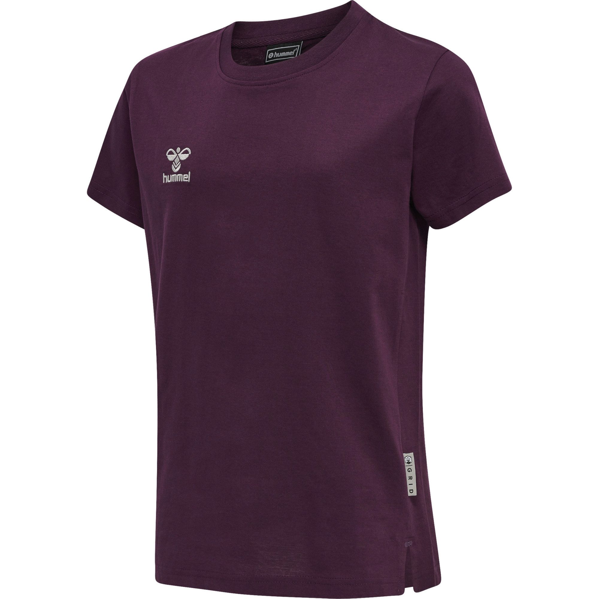 T-Shirt Hummel Kinder T-Shirt hmlMOVE Grid Cotton T-Shirt S/S Kid 214914