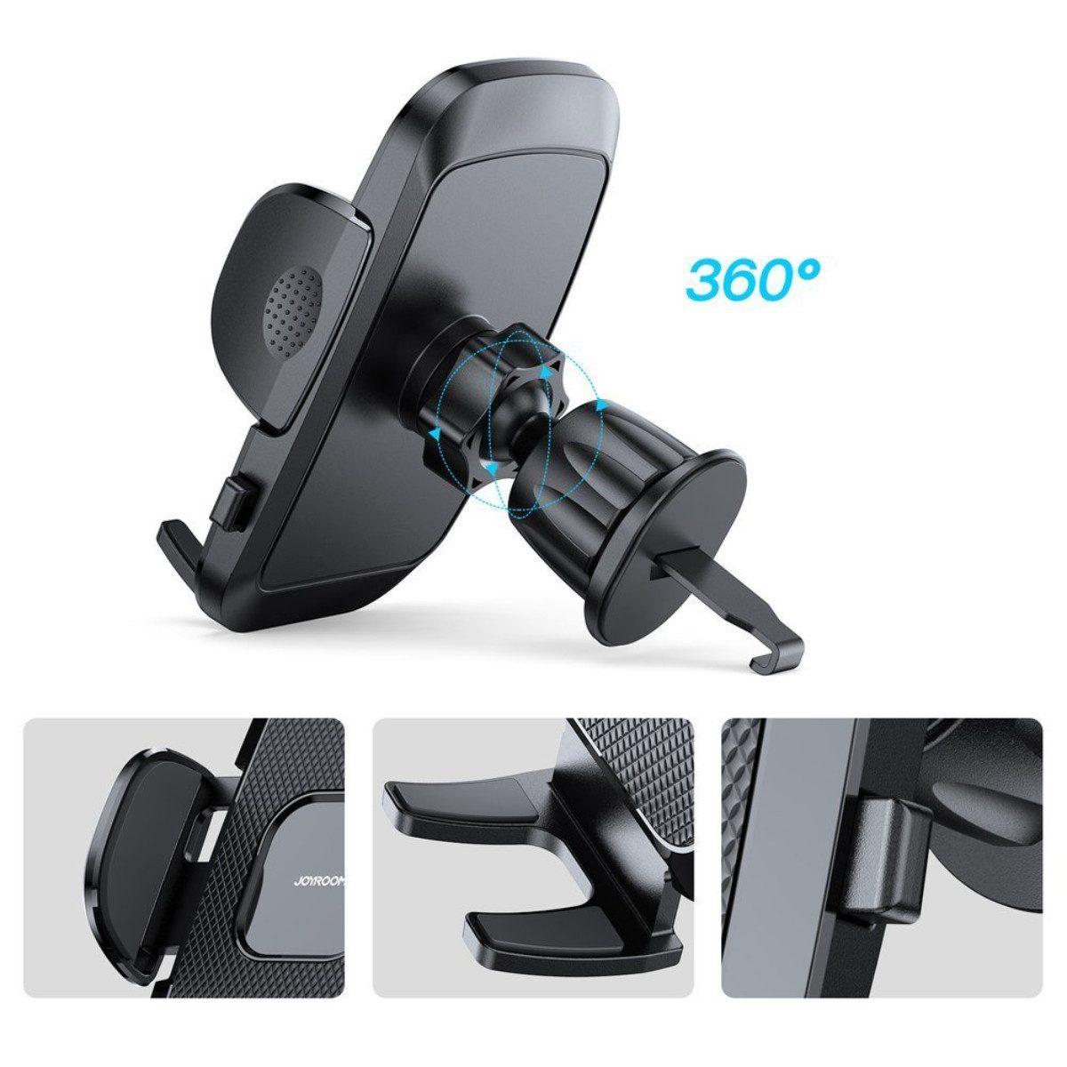 JOYROOM Handy-Halterung JR-ZS259, (bis 6.9 Zoll, Einzelartikel, 360° drehbarer Lüftungsgitterhalter) – Bild 4 von 5