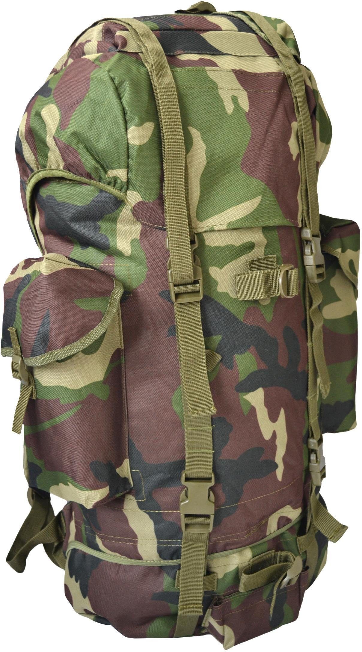 normani Wanderrucksack Bundeswehr Kampfrucksack 65 l, BW Rucksack Trekkingrucksack Wanderrucksack Reiserucksack