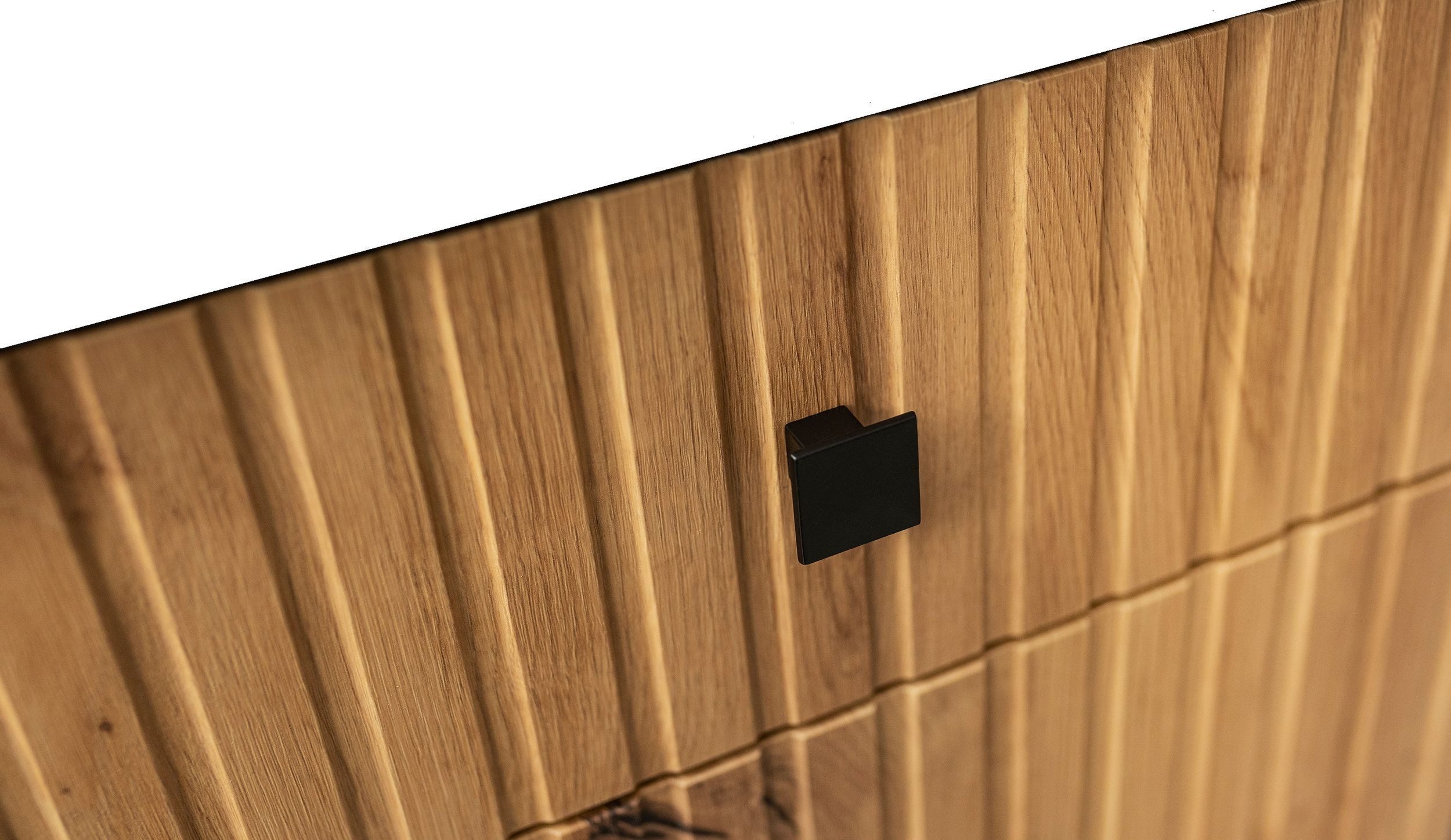 Küchen-Preisbombe Spülenunterschrank 50 cm Küche AVA Eiche Artisan Lamellen Optik Küchenzeile Einbauküche