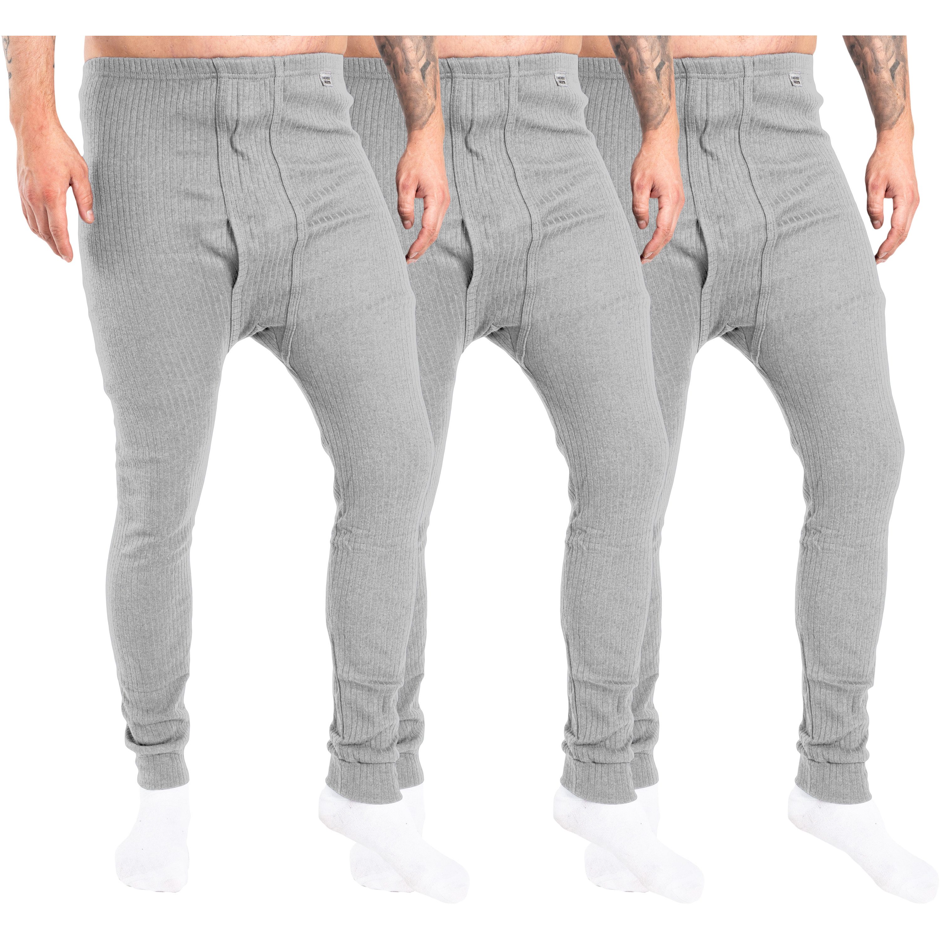 Thermounterhose Thermounterhose 3er Pack Thermo Unterwäsche Herren lange Unterhosen