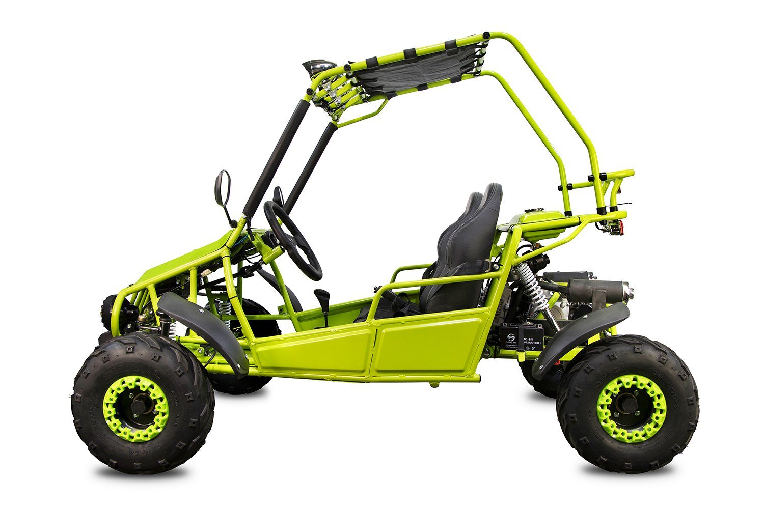 125cc 125,00 | Motors Schwarz Quad Nitro 7" ccm Offroad, Automatik Kinderfahrzeug Kinderbuggy ATV midi RG7-A Quad Hunt