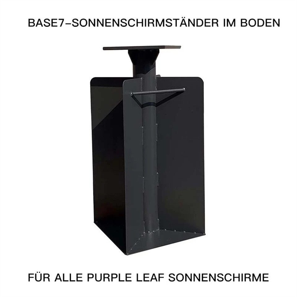 PURPLE LEAF Schirmhalter Schattenständer der Marke PURPLE LEAF für alle Größen – Bild 3 von 5