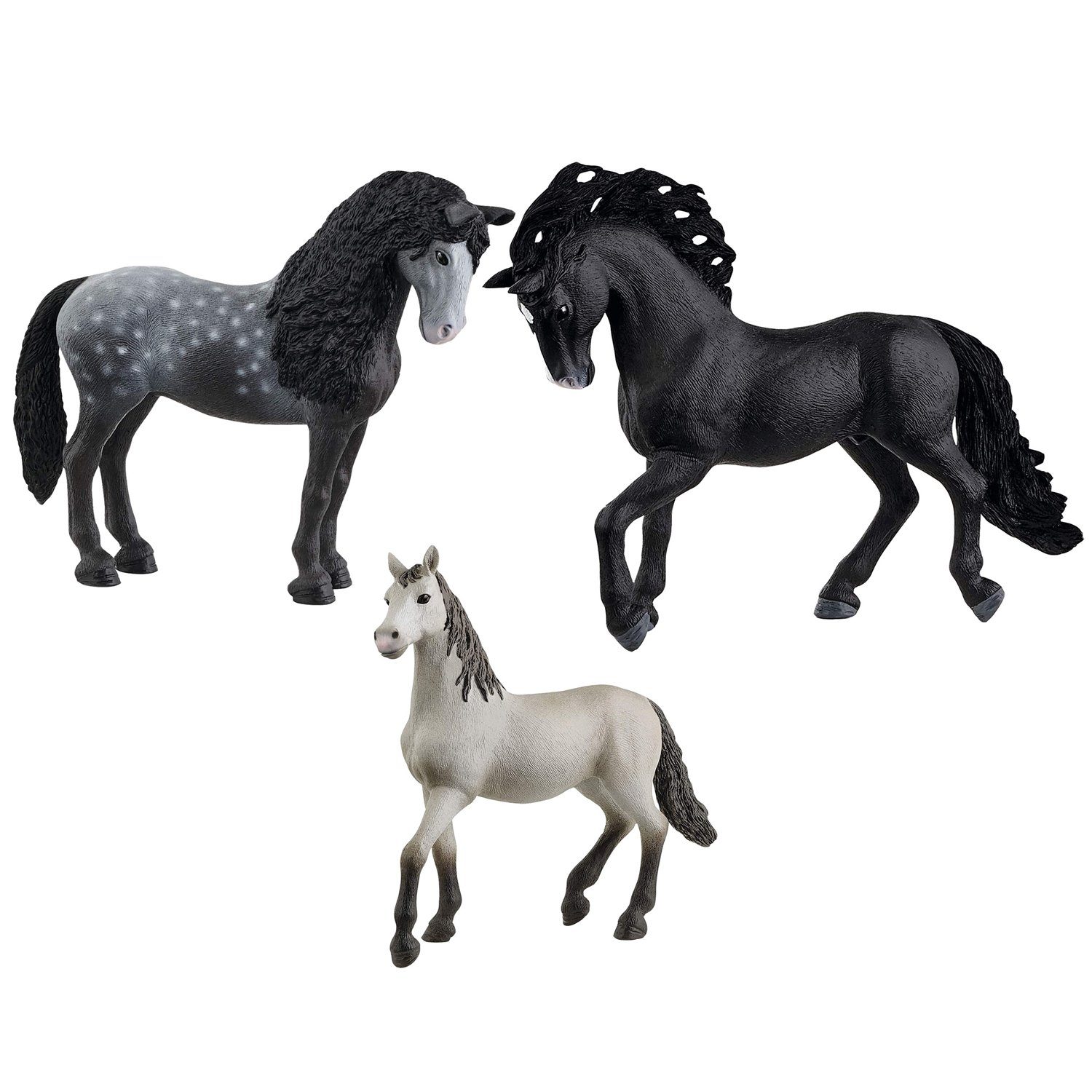 Schleich® Tierfigur 13922-23-24 Horse Club 3er Set Pura Raza Española Familie