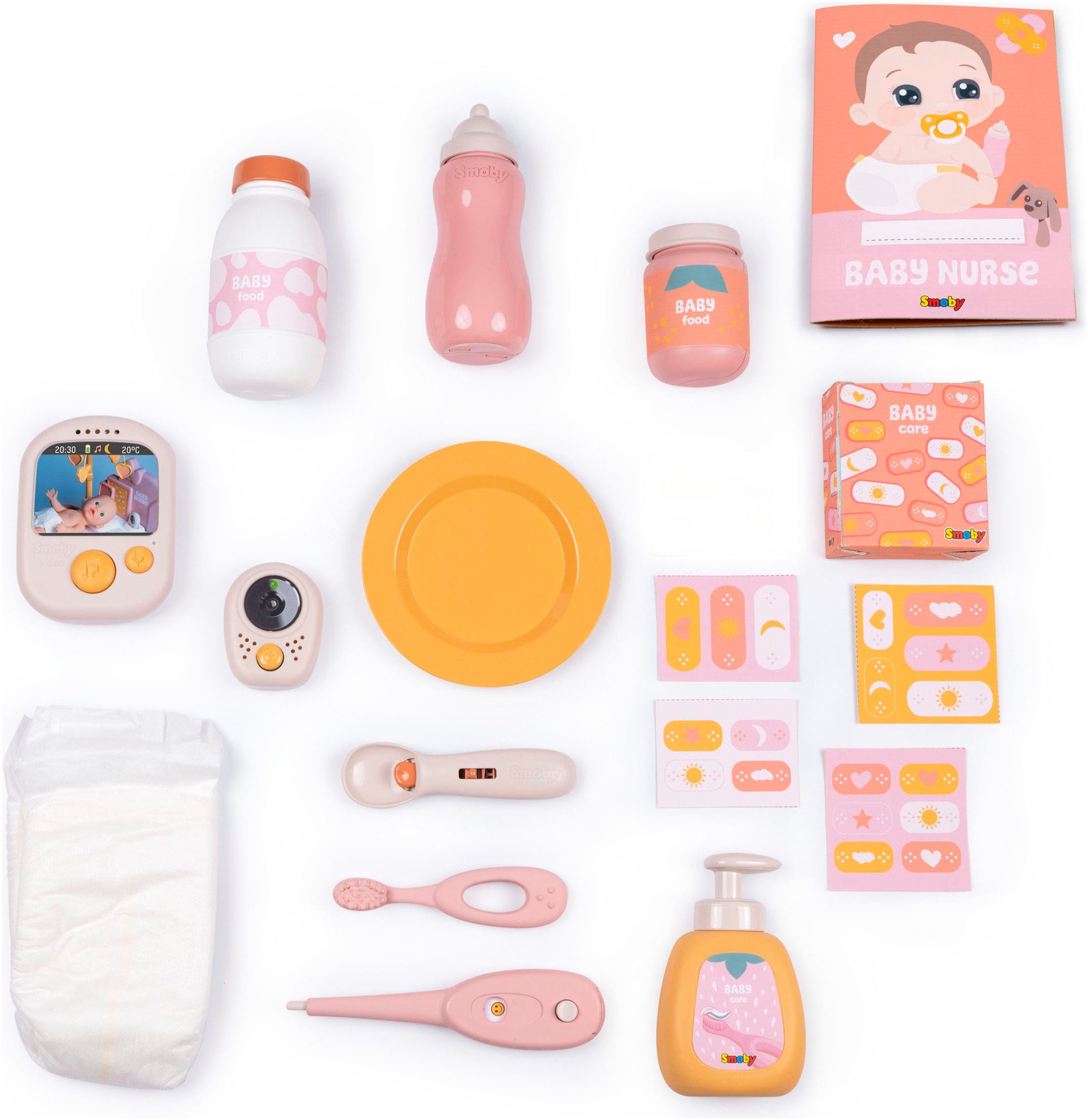 Smoby Puppenmöbel Baby Nurse Cocoon 3-in-1, Made in Europe