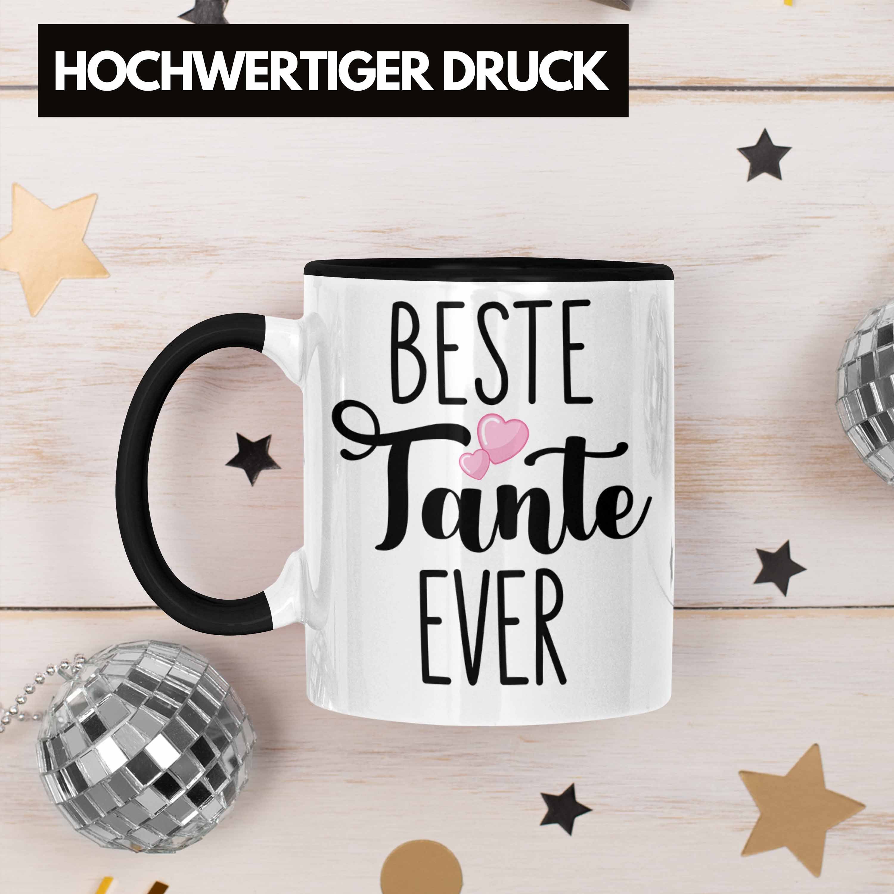 Lustig - Weihnachten Tasse Beste Tante Trendation Geschenkideen Schwarz Geschenk Ever Geburtstag Trendation Nichte Tasse von