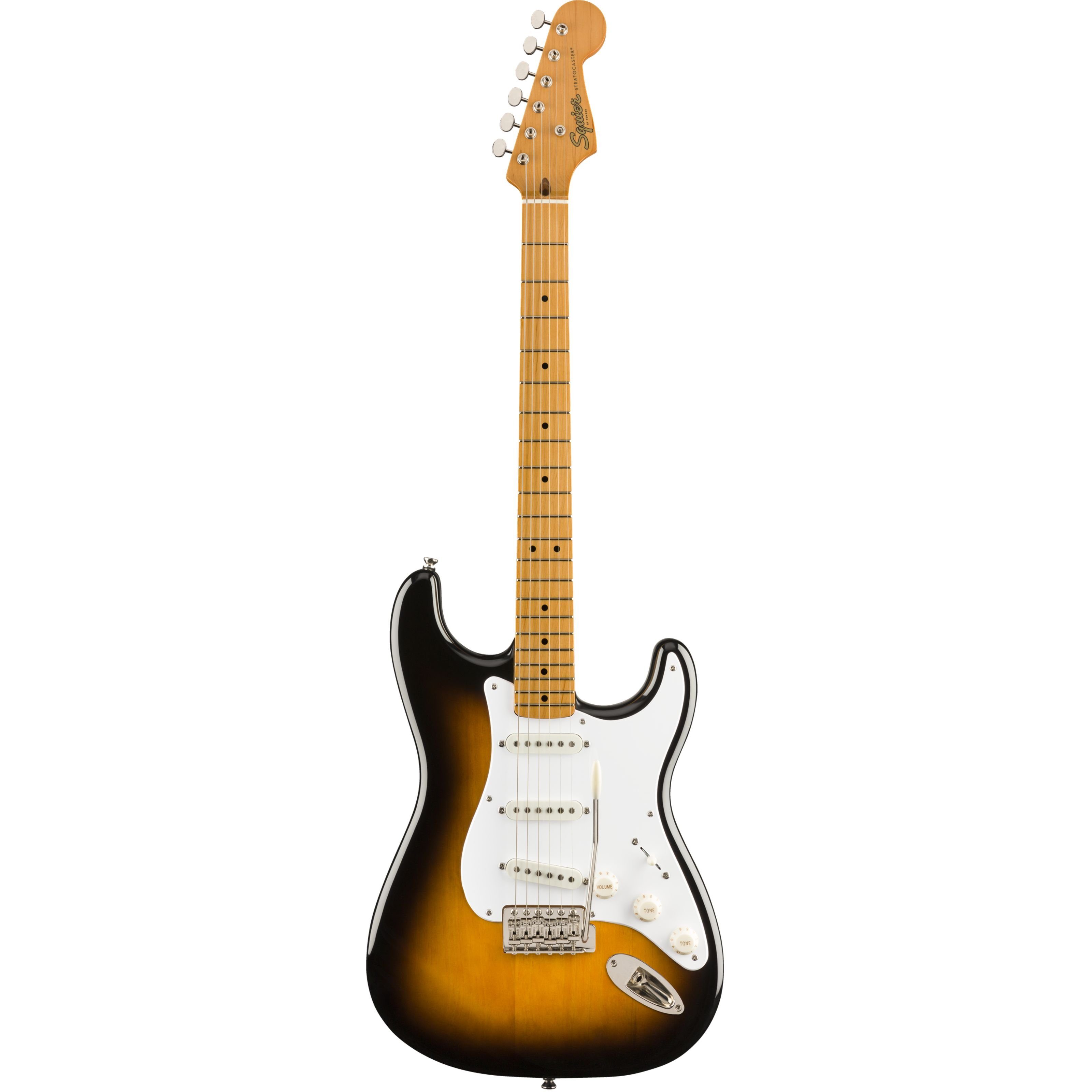 Squier E-Gitarre, E-Gitarren, ST-Modelle, Classic Vibe '50s Stratocaster MN 2-Color Sunburst - E-Gitarre
