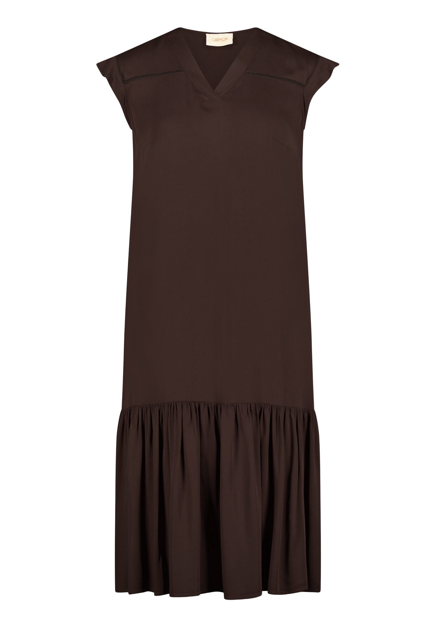 Druckkleid Damen mit Flügelärmeln
