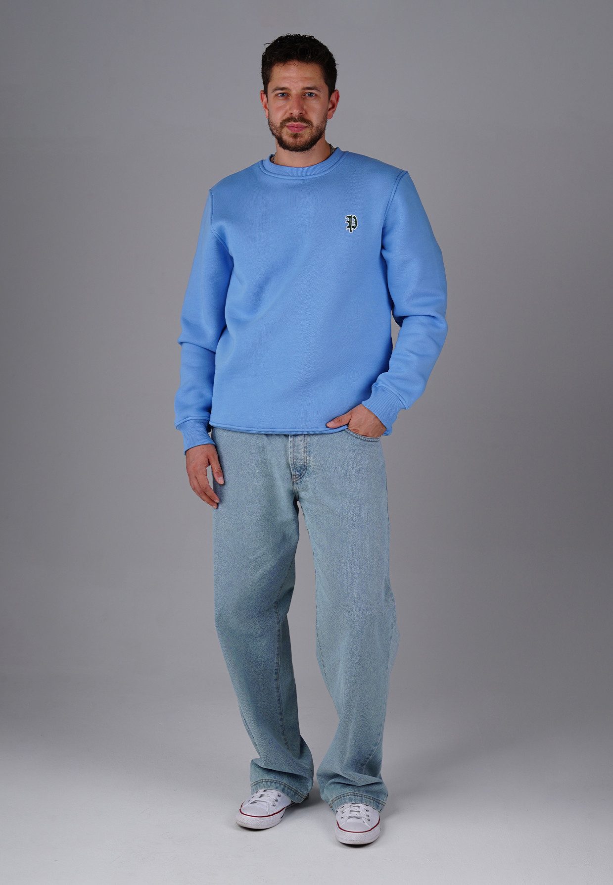 PICALDI Jeans Relax-fit-Jeans Baggy Zicco 474 Salvador - Light Blue Denim mit Straight Leg (1-tlg) Baggy Jeans