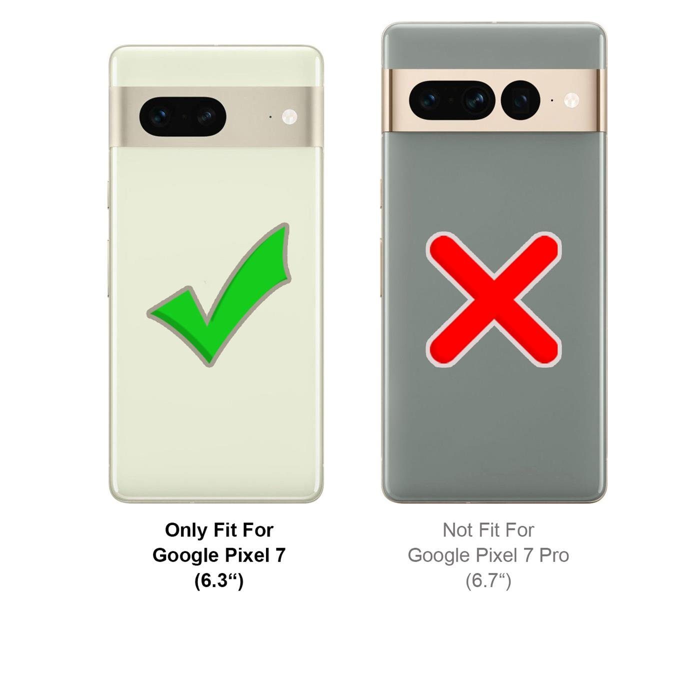 CoolGadget Handyhülle Transparent Ultra Slim Case für Google Pixel 7 6,3 Zoll, Silikon Hülle Dünne Schutzhülle für Pixel 7 Hülle – Bild 3 von 5