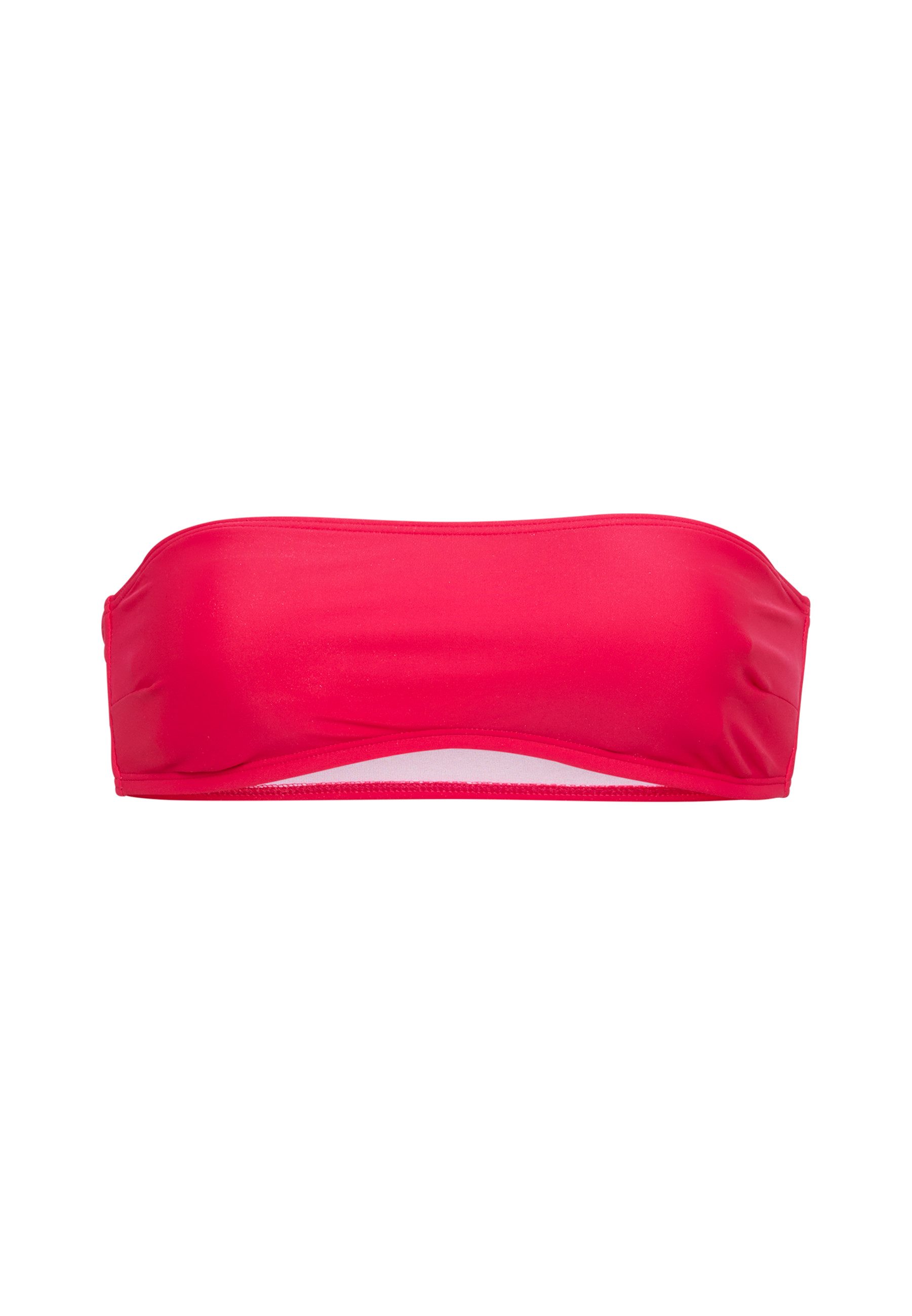 LSCN by LASCANA Bandeau-Bikini-Top Gina, in trendiger Uni-Farbe