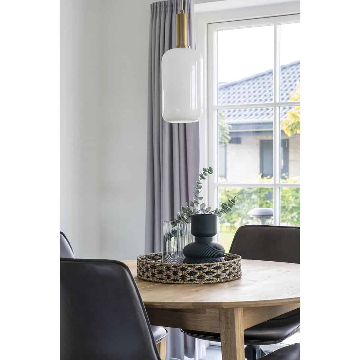 House Nordic Dekotablett Seegras Tablett rund von House Nordic 38 cm Durchmesser schwarz natur