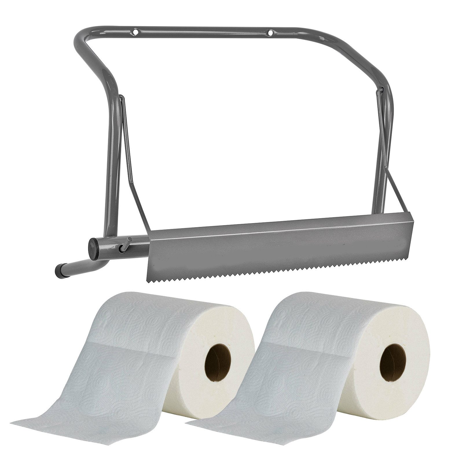 DEMA Papierhandtuch 40cm + 2 x Putztuchrolle Putztücher XXL