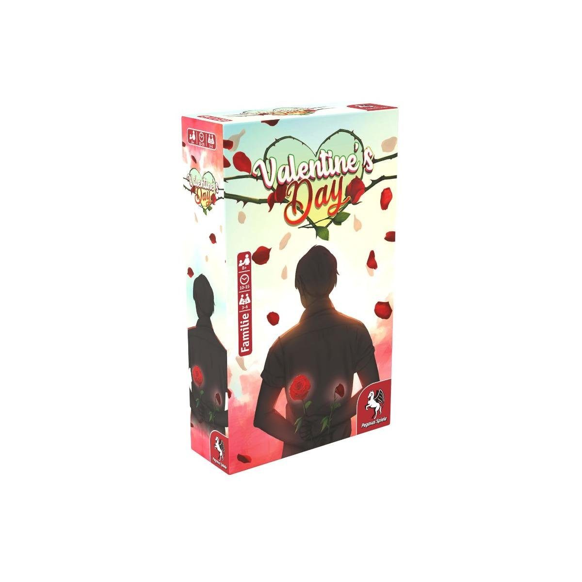 Pegasus Spiele Spiel, Familienspiel 57110G - Valentines Day, Kartenspiel, 3-6 Spieler, ab 8..., Strategiespiel