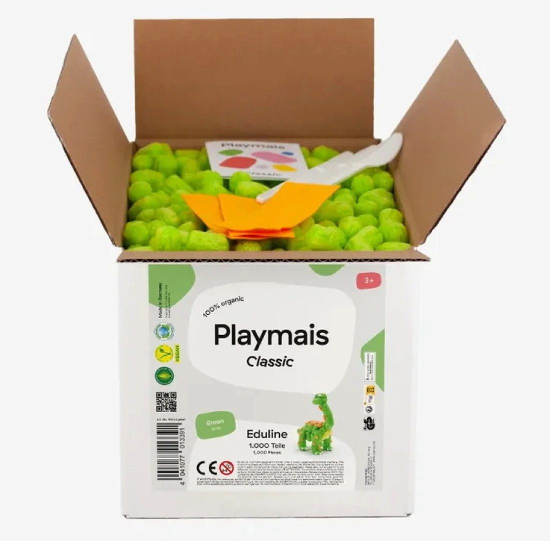 PlayMais Kreativset Bastel Kreativität Eduline Classic Refill 1000 grün green ab 3 Jahren