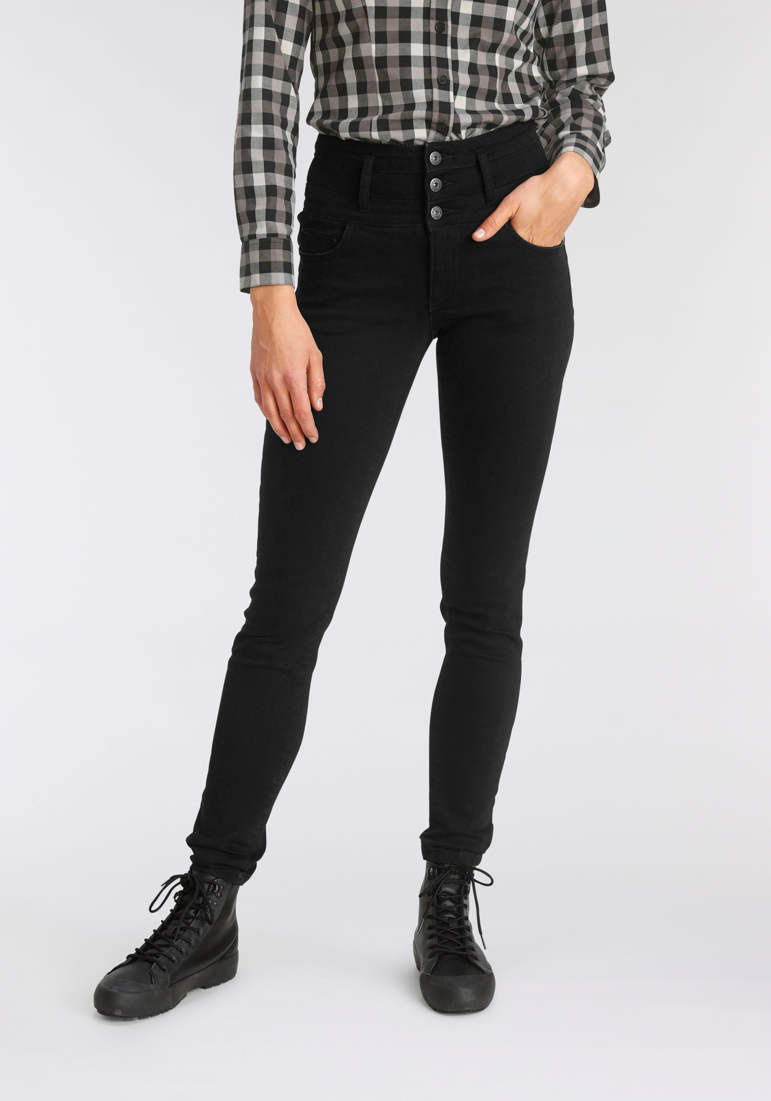 Schwarze High Waist Jeans für Damen online kaufen | OTTO