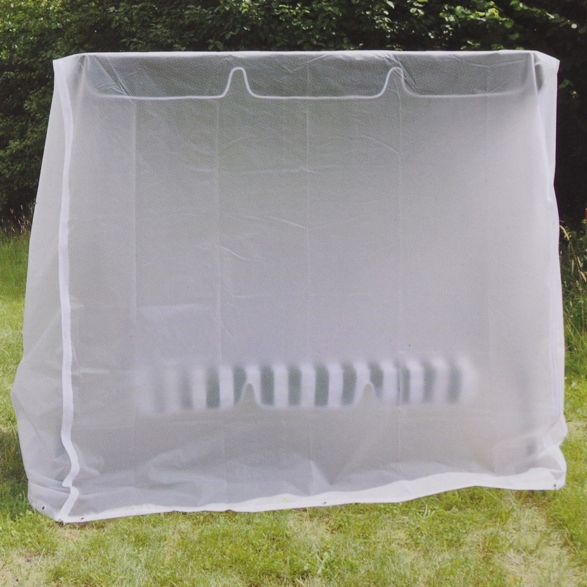 Haushalt International Gartenmöbel-Schutzhülle Schutzhaube Schutzhülle Hollywoodschaukel 115x185x175cm PEVA Abdeckung, wasserabweisend