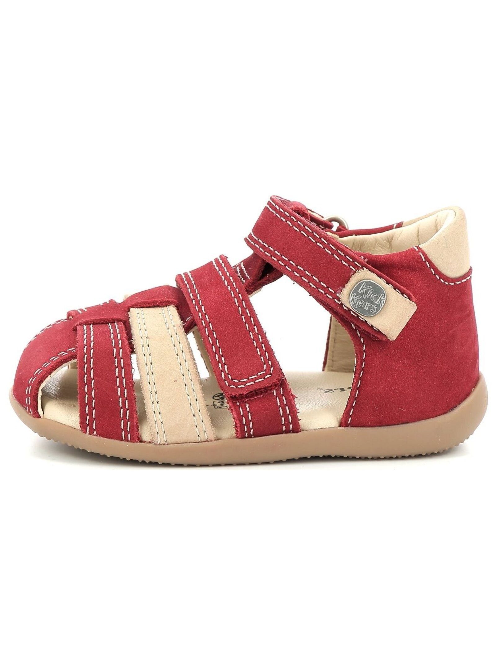 Kickers Halbschuhe Nubukleder Klettschuh