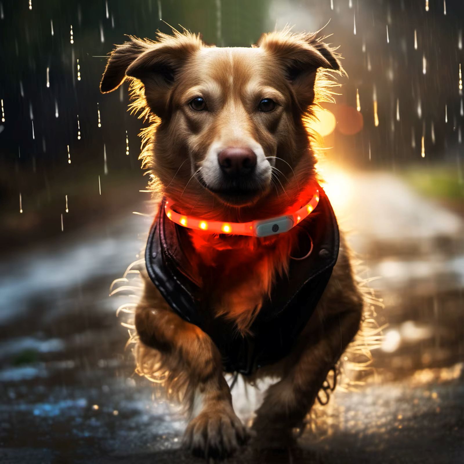 Illes-Laedchen Hunde-Halsband Hunde-Halsband LED Leuchtring - ein Leuchthal günstig online kaufen