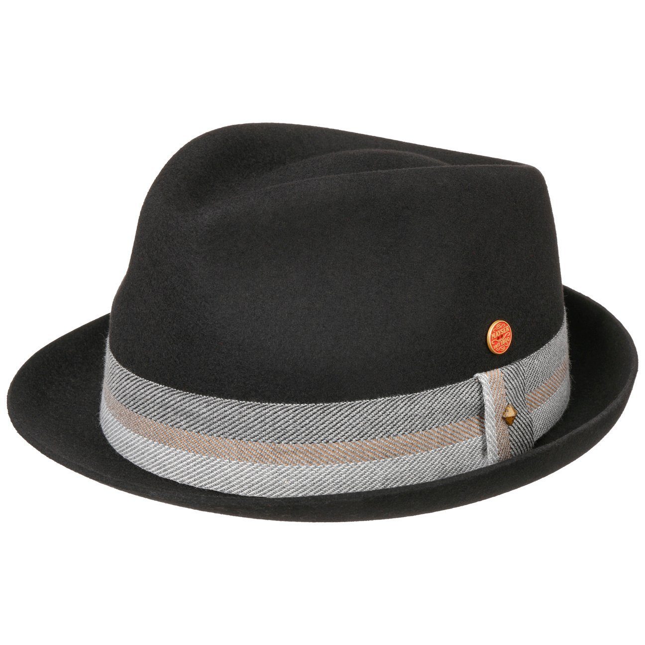 Mayser Fedora (1-St) Wollfilzhut, Made in the EU