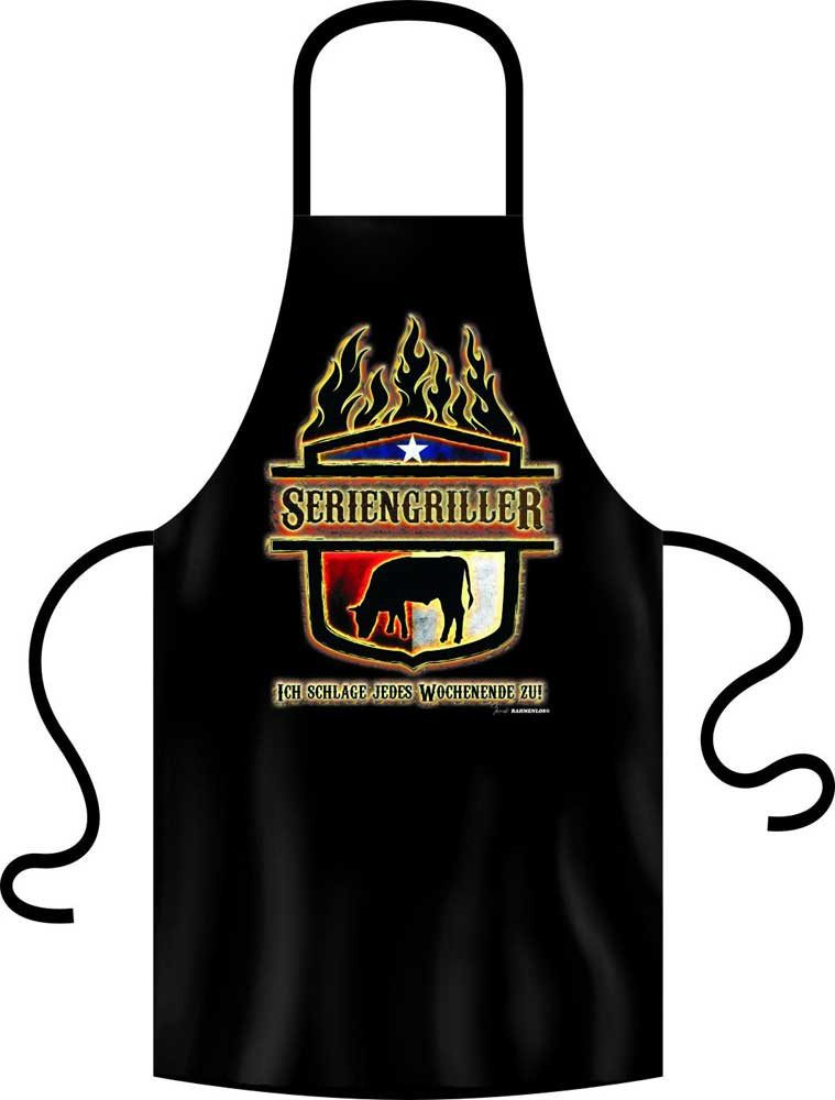 Grillschürze Seriengriller - Ich schlage je Schürze Grillschürze