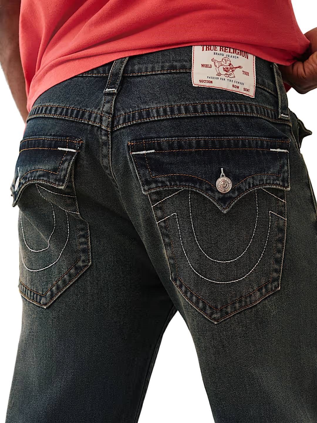 True Religion Bootcut-Jeans Jeans True Religion Bobby greenland dark