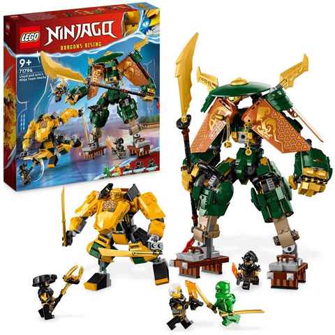 LEGO® Konstruktionsspielsteine Lloyds und Arins Training-Mechs (71794), LEGO® NINJAGO, (764 St), Made in Europe